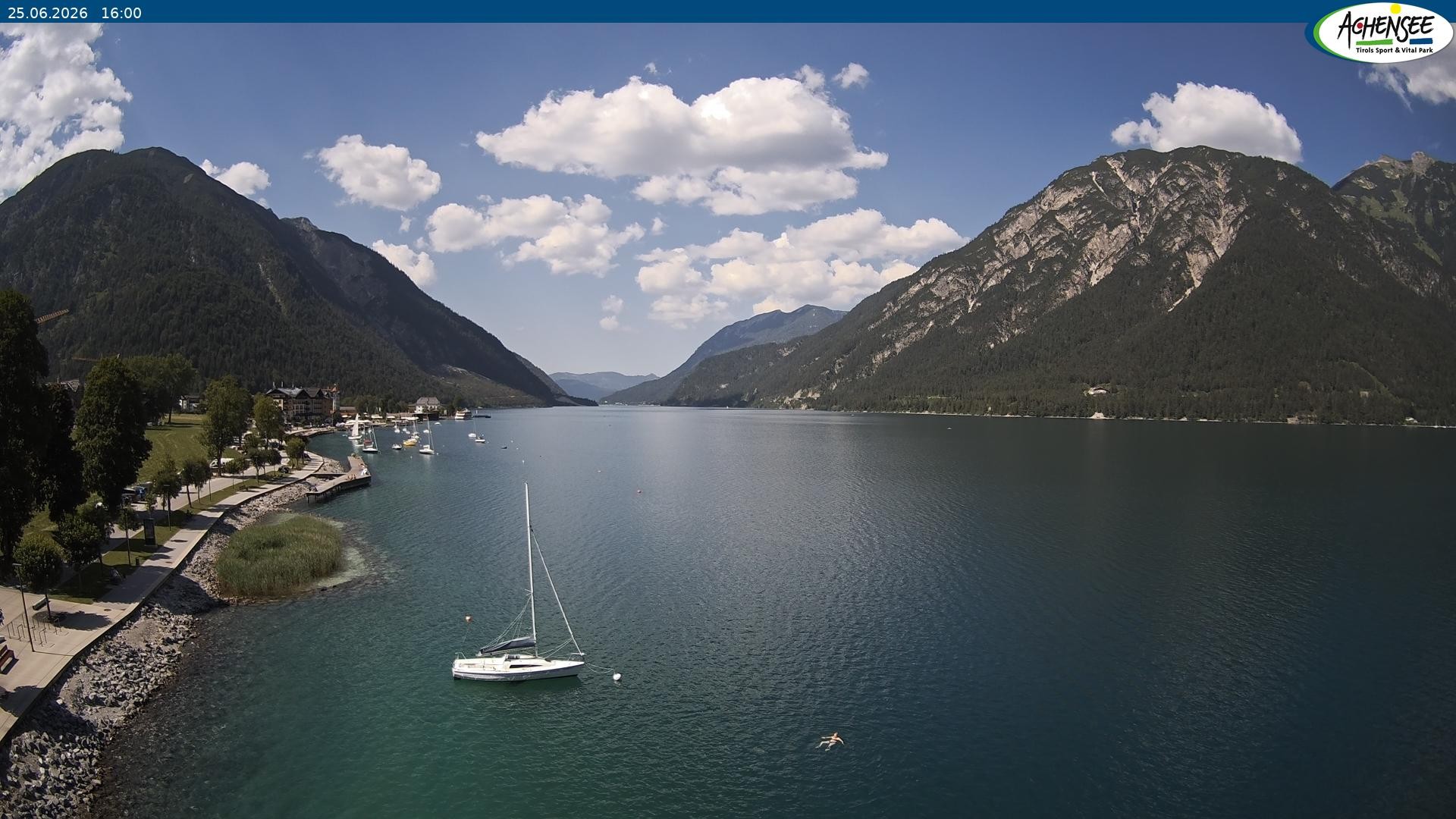 Archiv Foto Webcam Pertisau am Achensee, Hochsteg