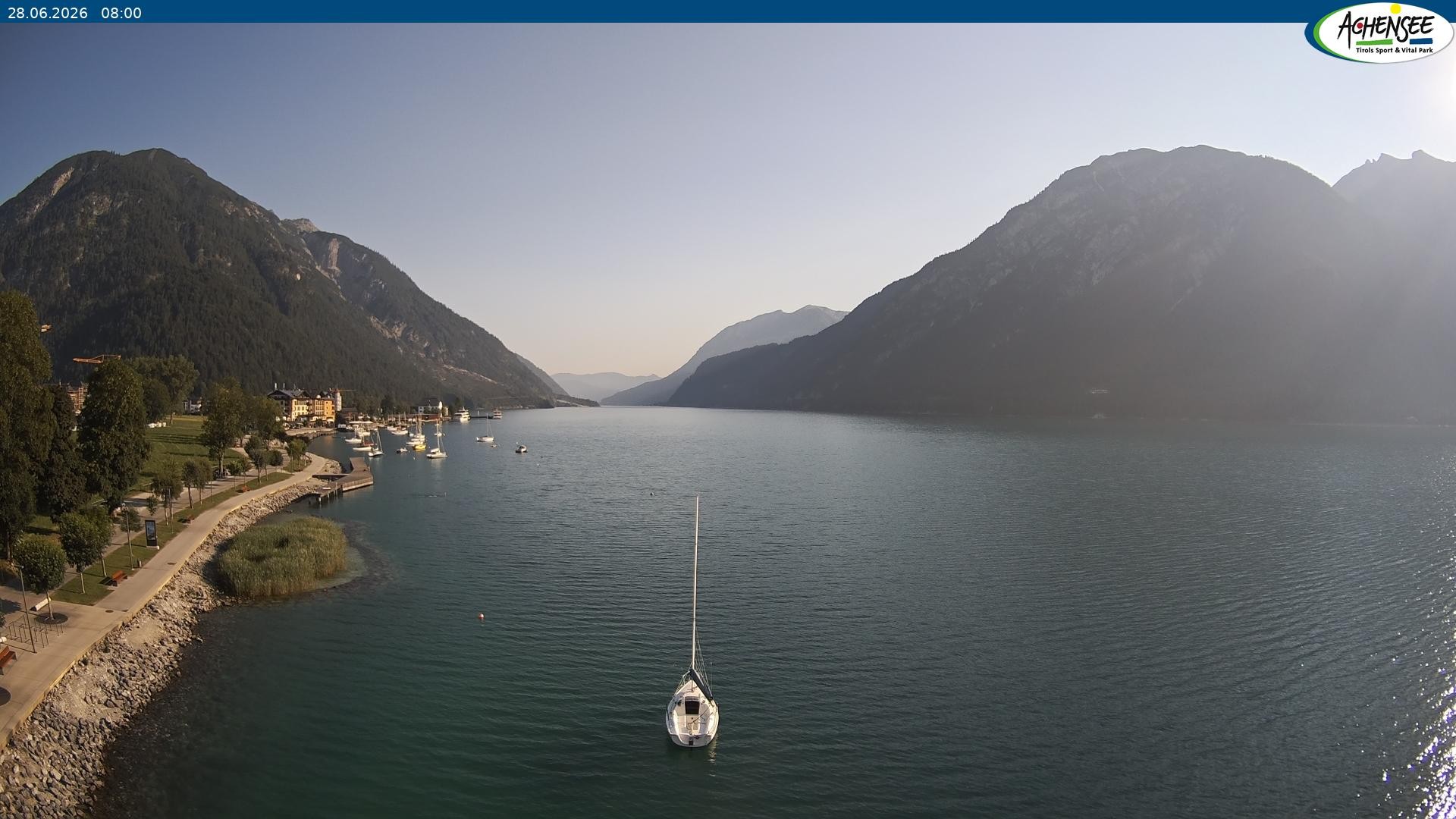 Archiv Foto Webcam Pertisau am Achensee, Hochsteg