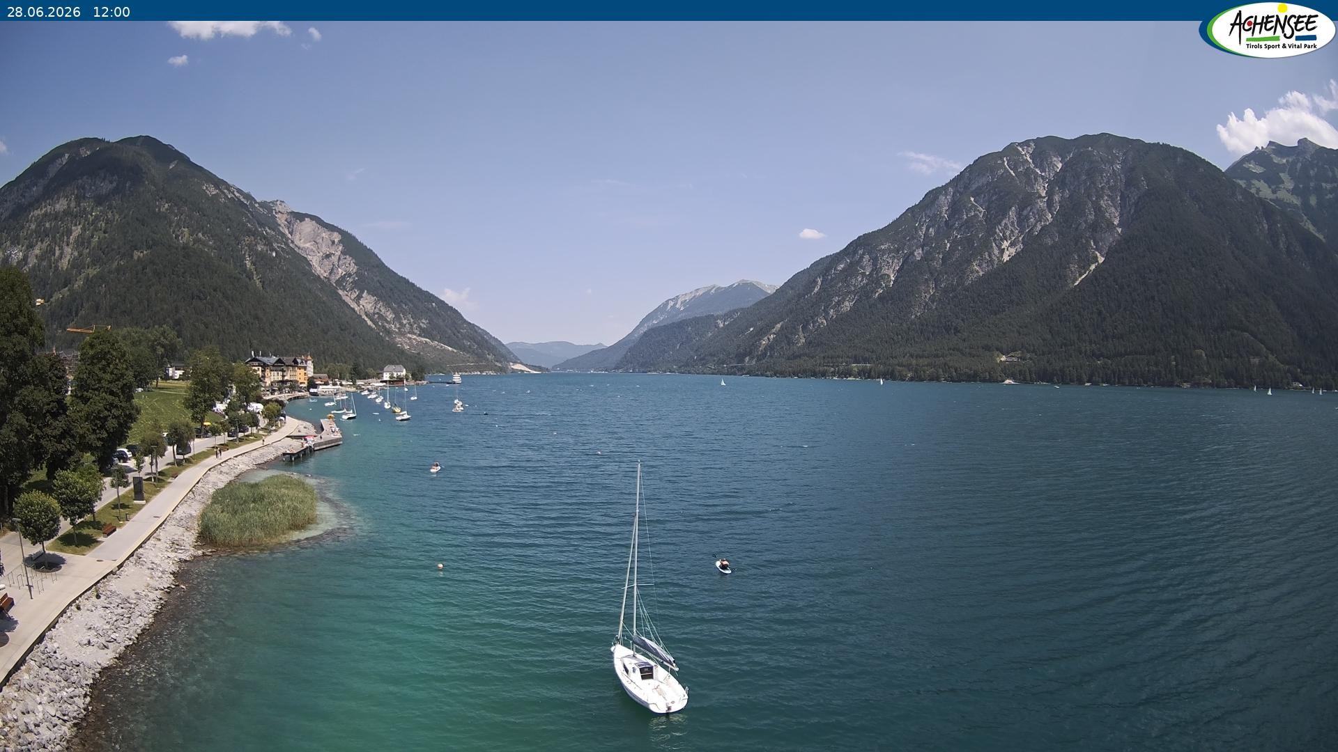 Archiv Foto Webcam Pertisau am Achensee, Hochsteg