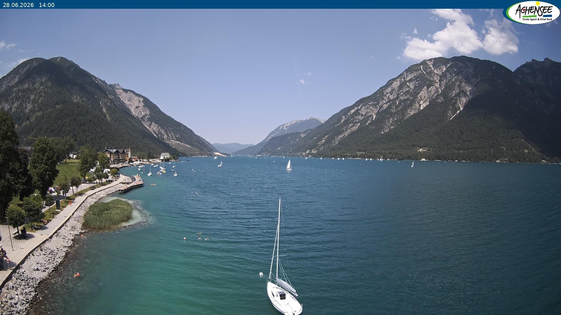 Archiv Foto Webcam Pertisau am Achensee, Hochsteg