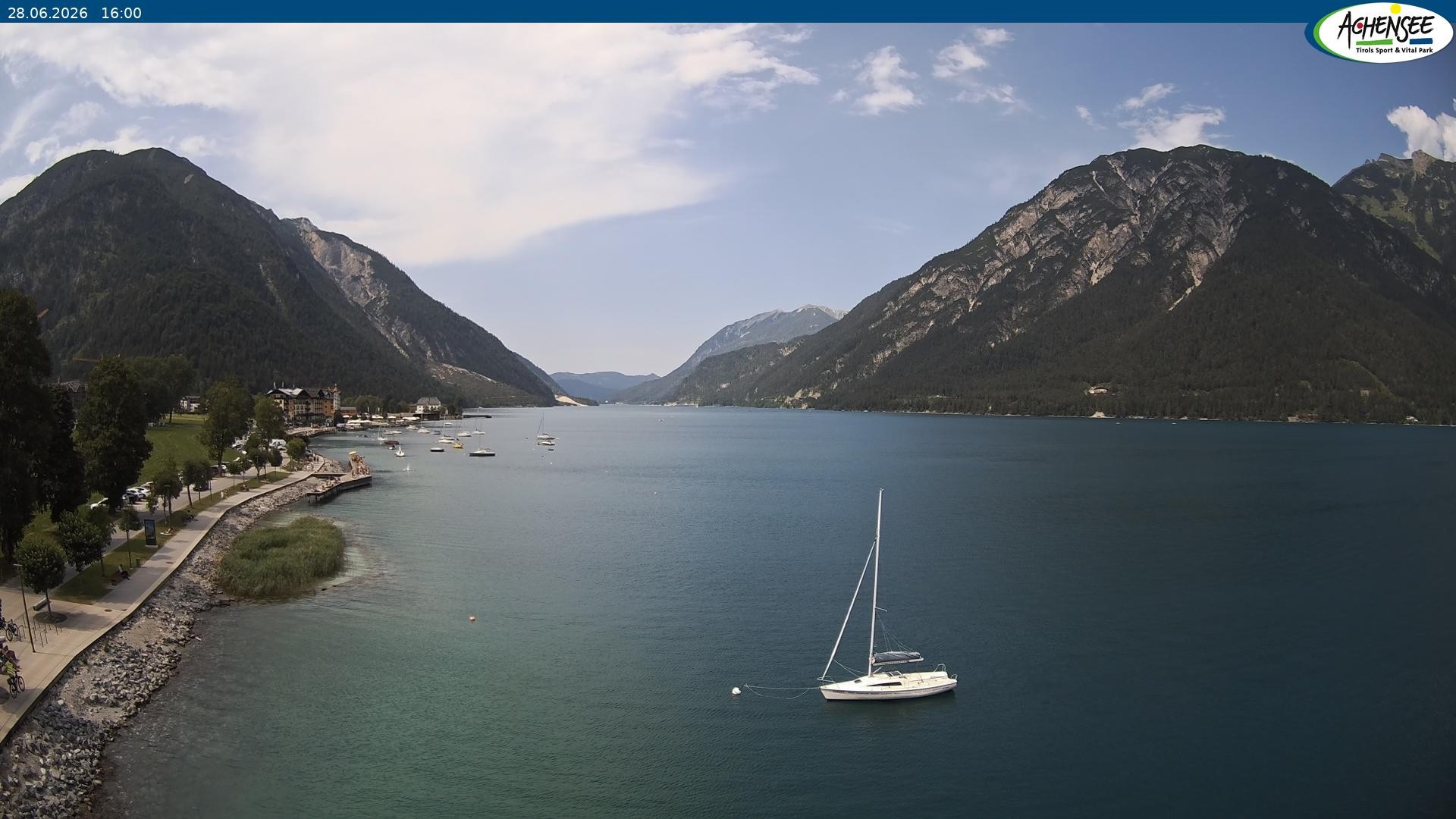 Archiv Foto Webcam Pertisau am Achensee, Hochsteg