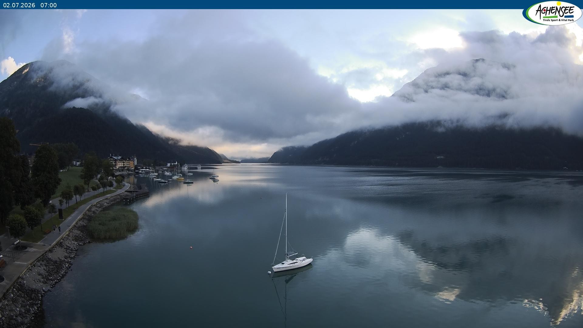 Archiv Foto Webcam Pertisau am Achensee, Hochsteg