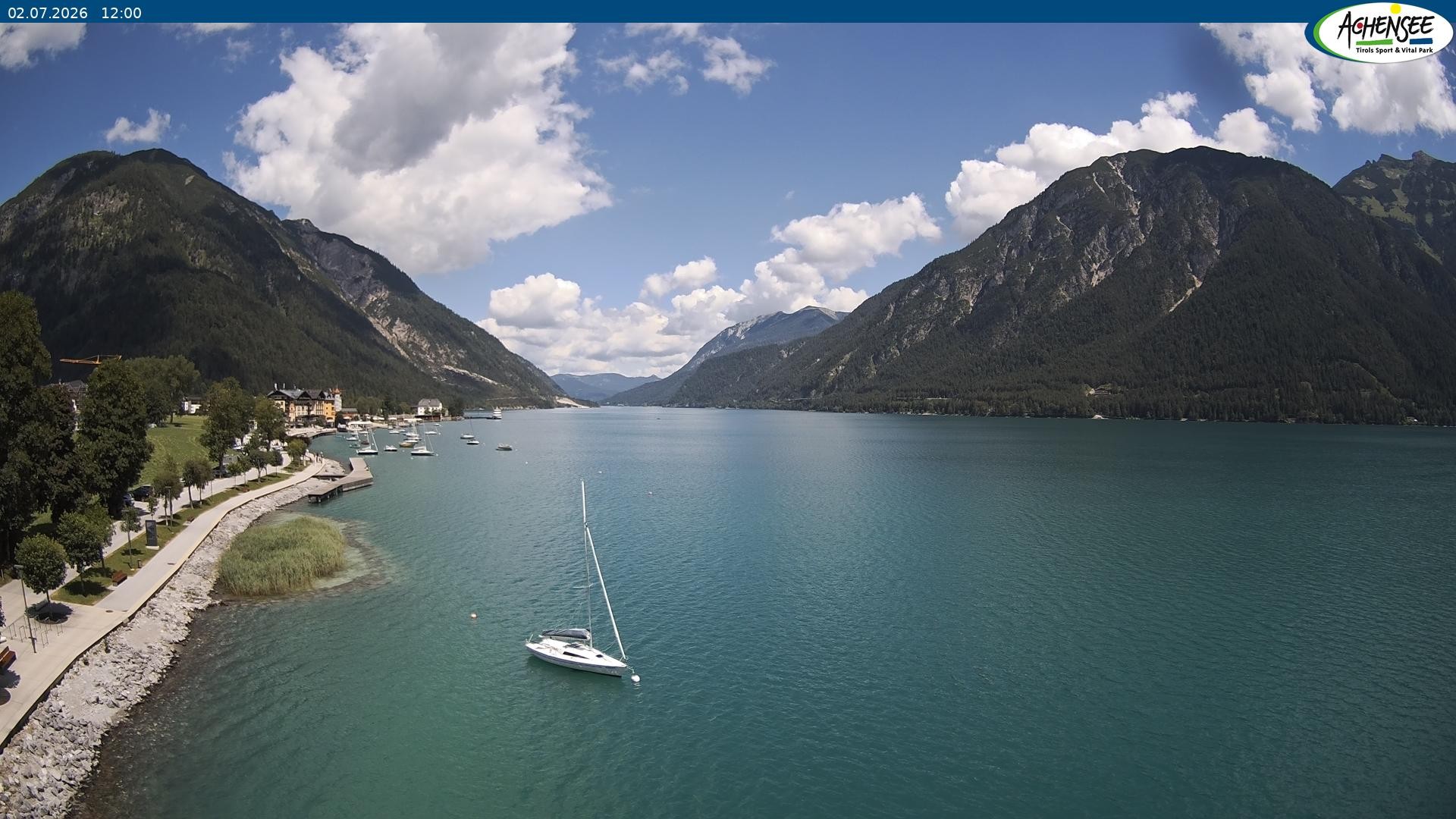 Archiv Foto Webcam Pertisau am Achensee, Hochsteg