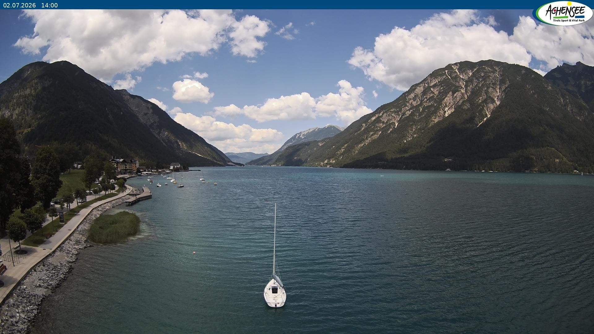 Archiv Foto Webcam Pertisau am Achensee, Hochsteg