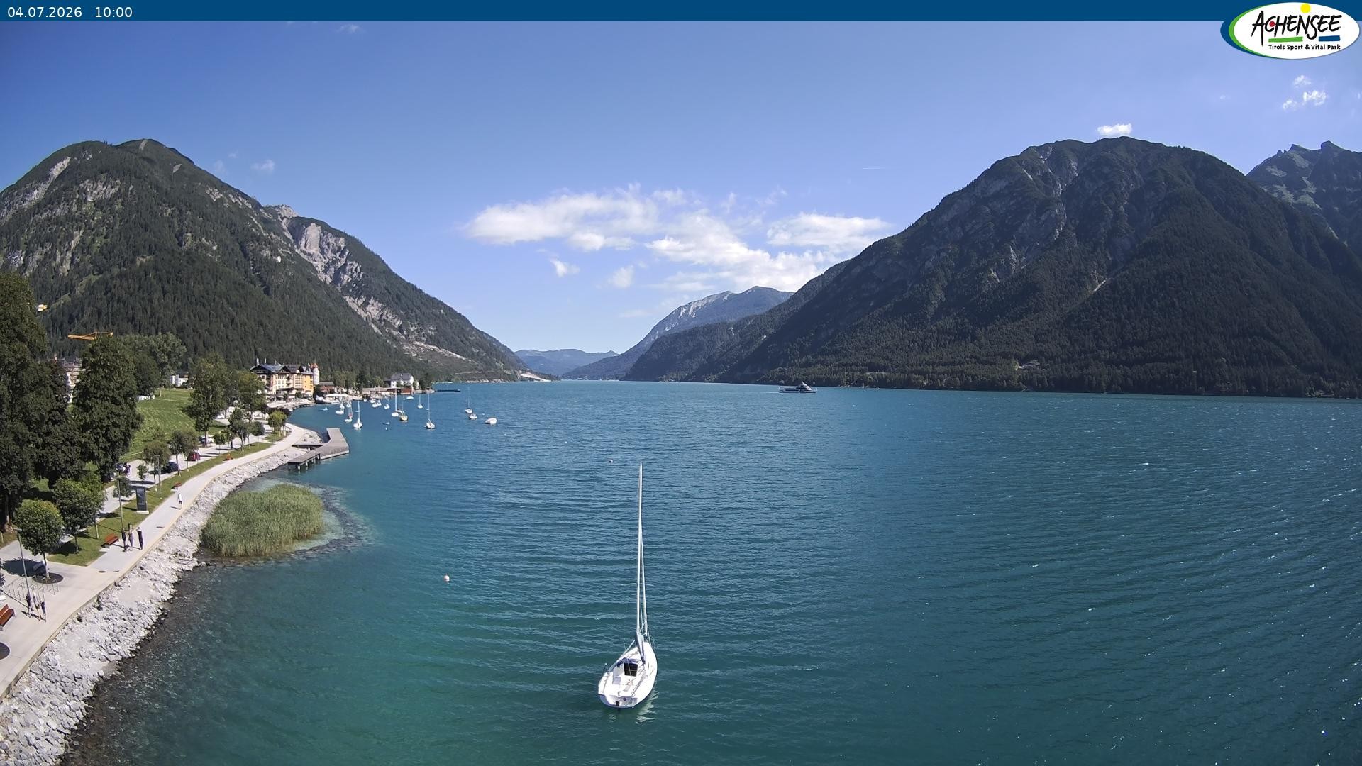 Archiv Foto Webcam Pertisau am Achensee, Hochsteg