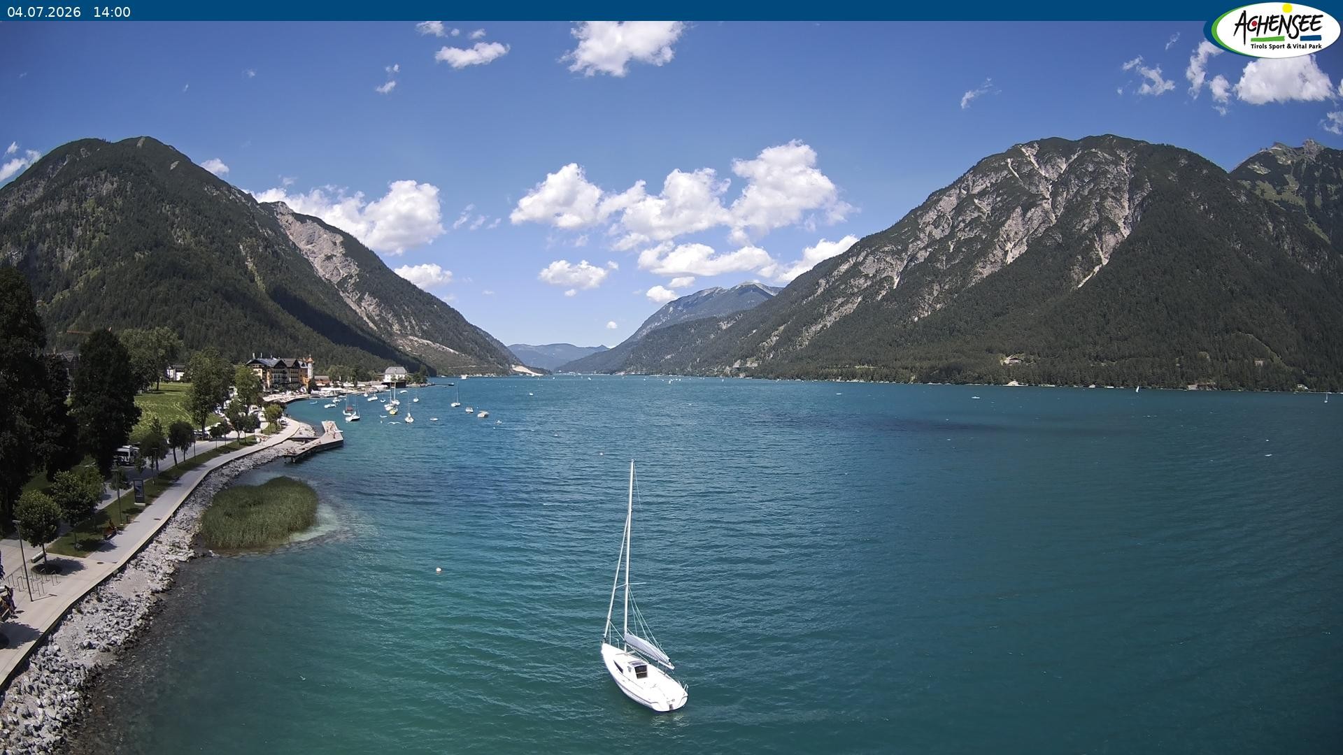 Archiv Foto Webcam Pertisau am Achensee, Hochsteg