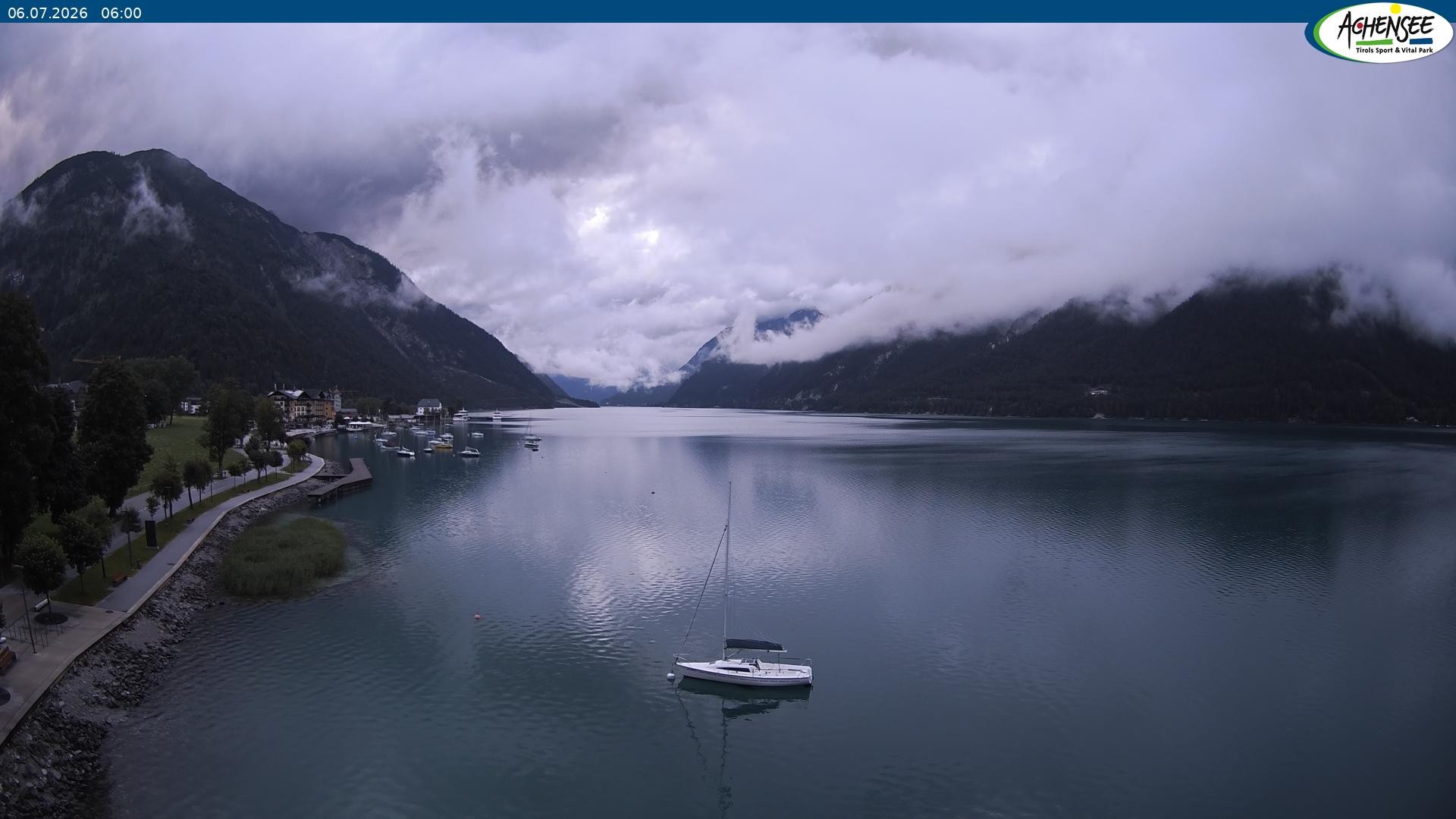 Archiv Foto Webcam Pertisau am Achensee, Hochsteg