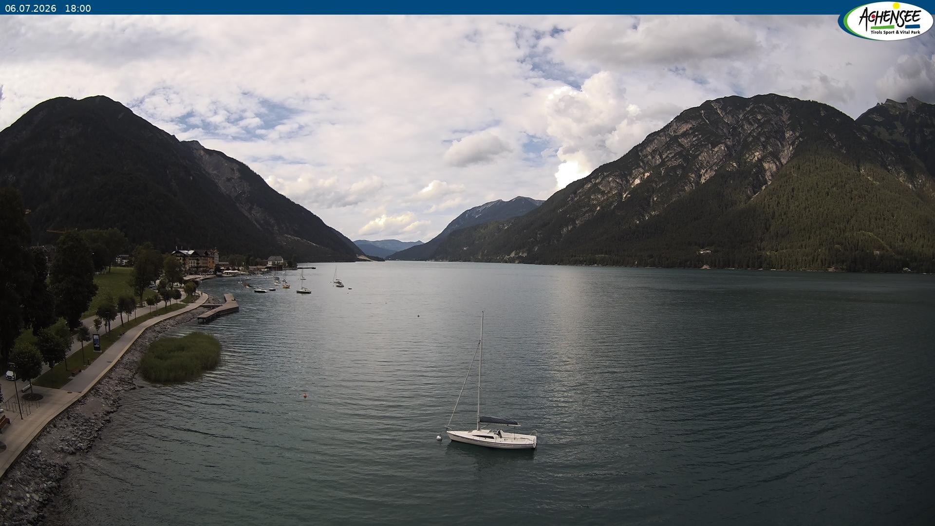 Archiv Foto Webcam Pertisau am Achensee, Hochsteg