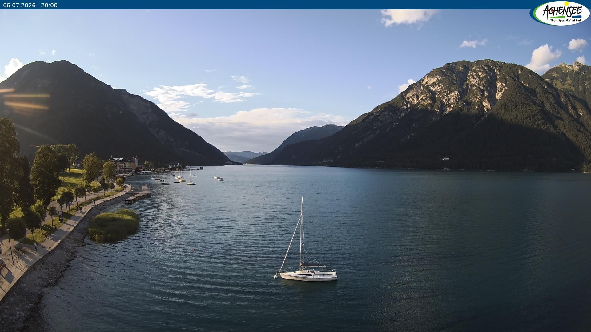 Archiv Foto Webcam Pertisau am Achensee, Hochsteg