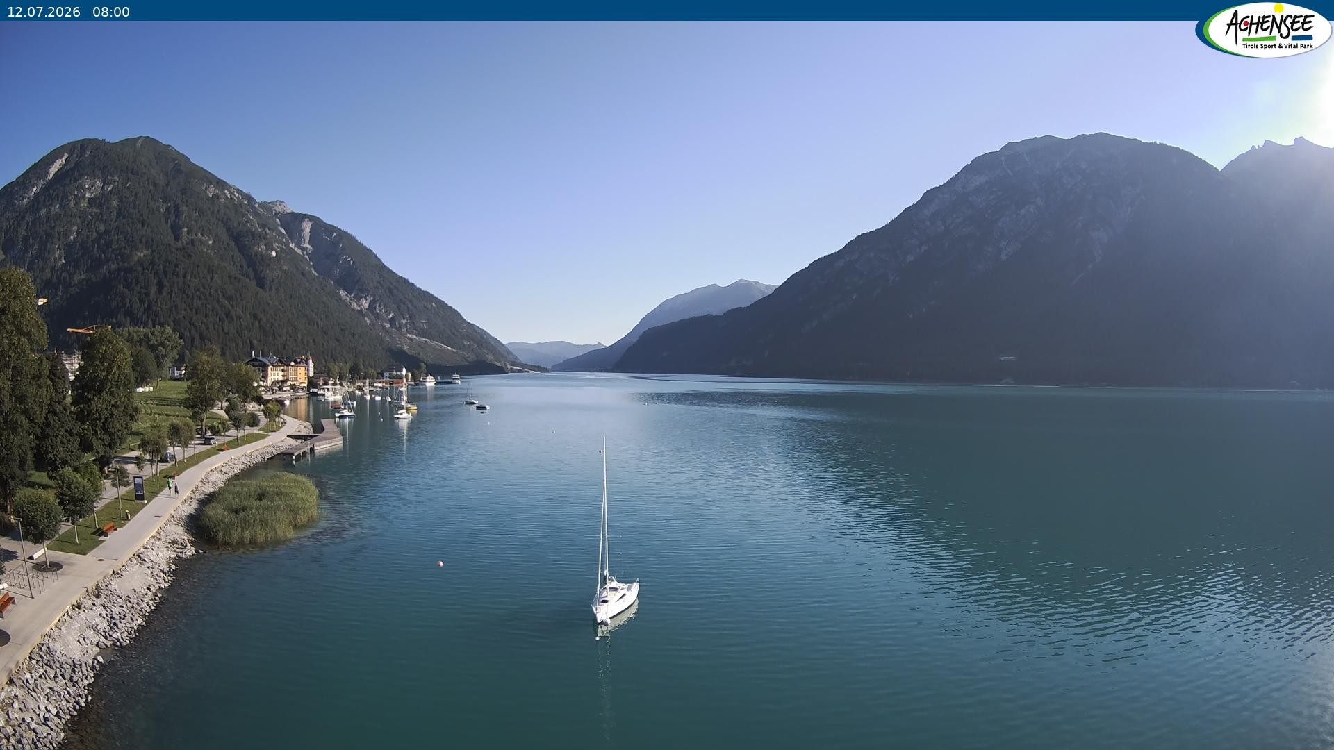 Archiv Foto Webcam Pertisau am Achensee, Hochsteg