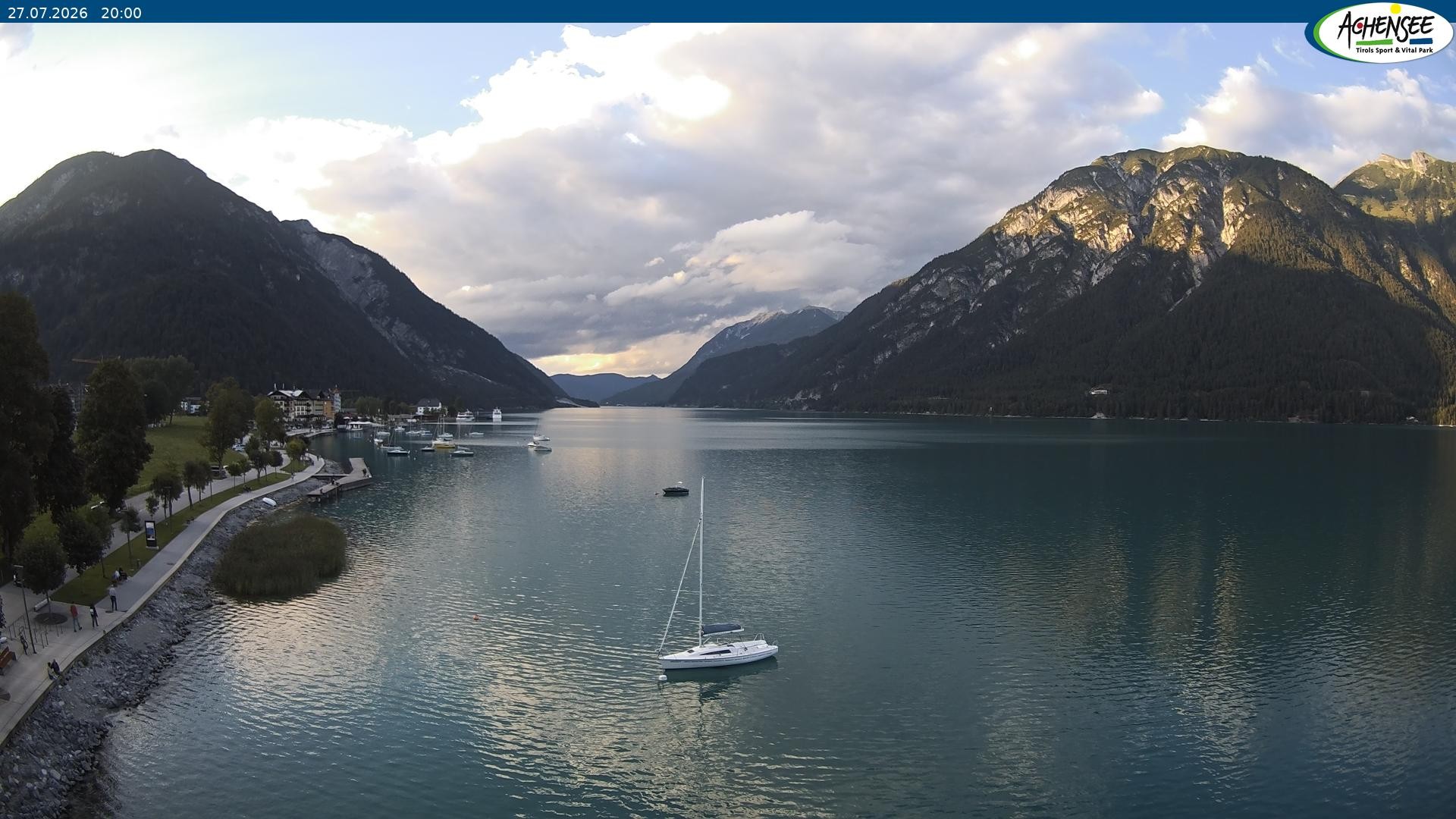 Archiv Foto Webcam Pertisau am Achensee, Hochsteg