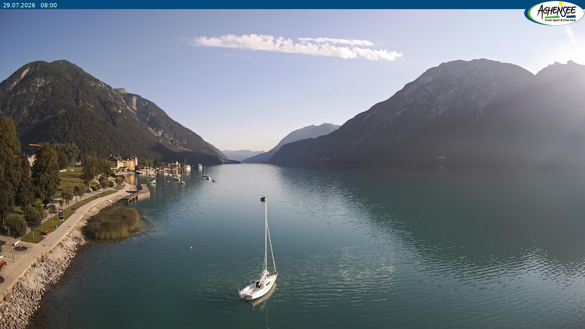 Archiv Foto Webcam Pertisau am Achensee, Hochsteg