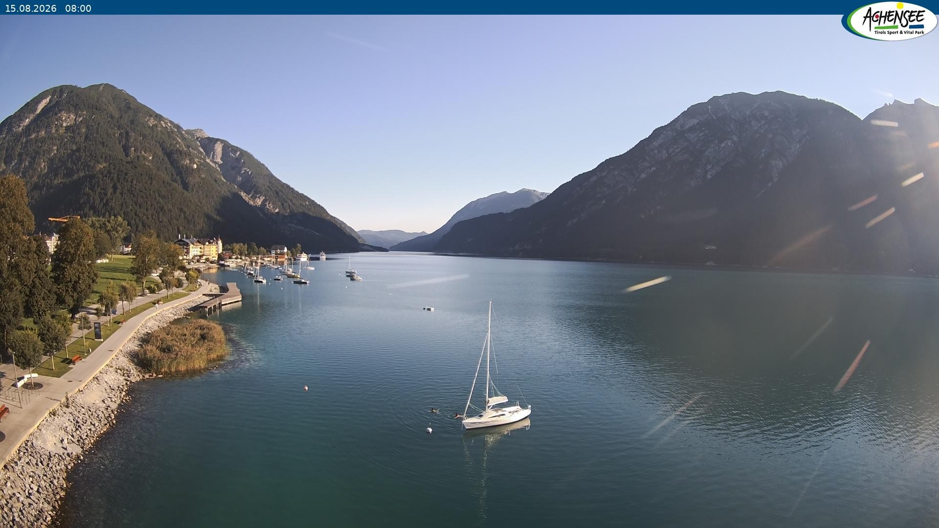 Archiv Foto Webcam Pertisau am Achensee, Hochsteg