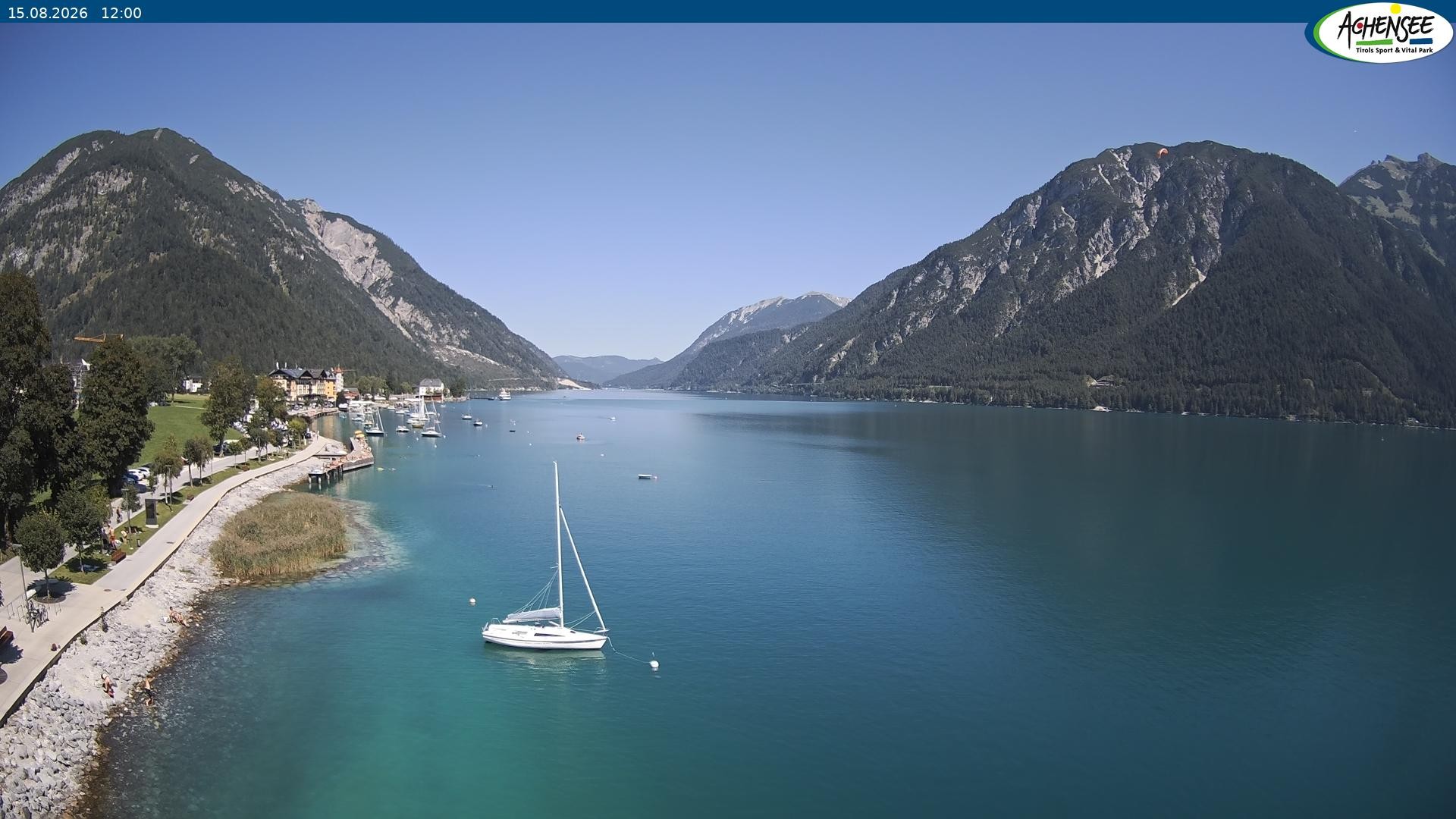 Archiv Foto Webcam Pertisau am Achensee, Hochsteg