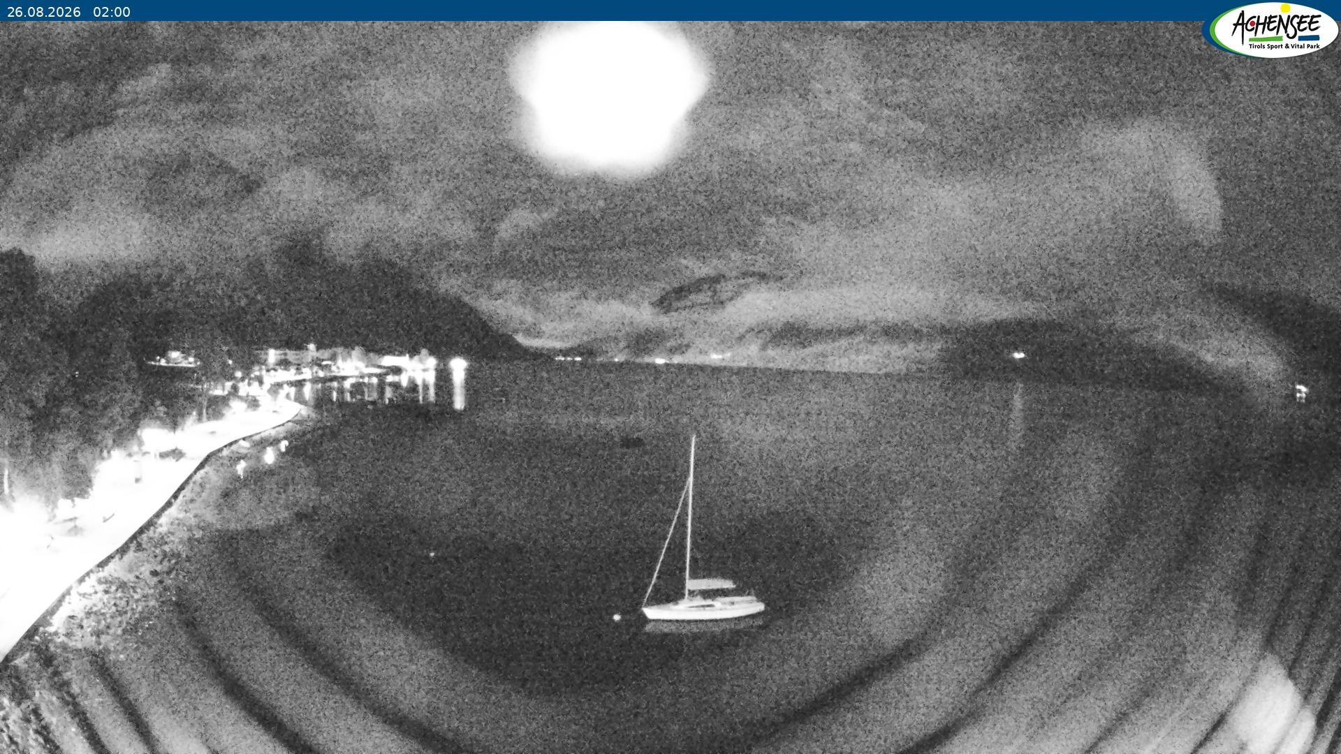 Archived image Webcam Pertisau at Achensee, footbridge