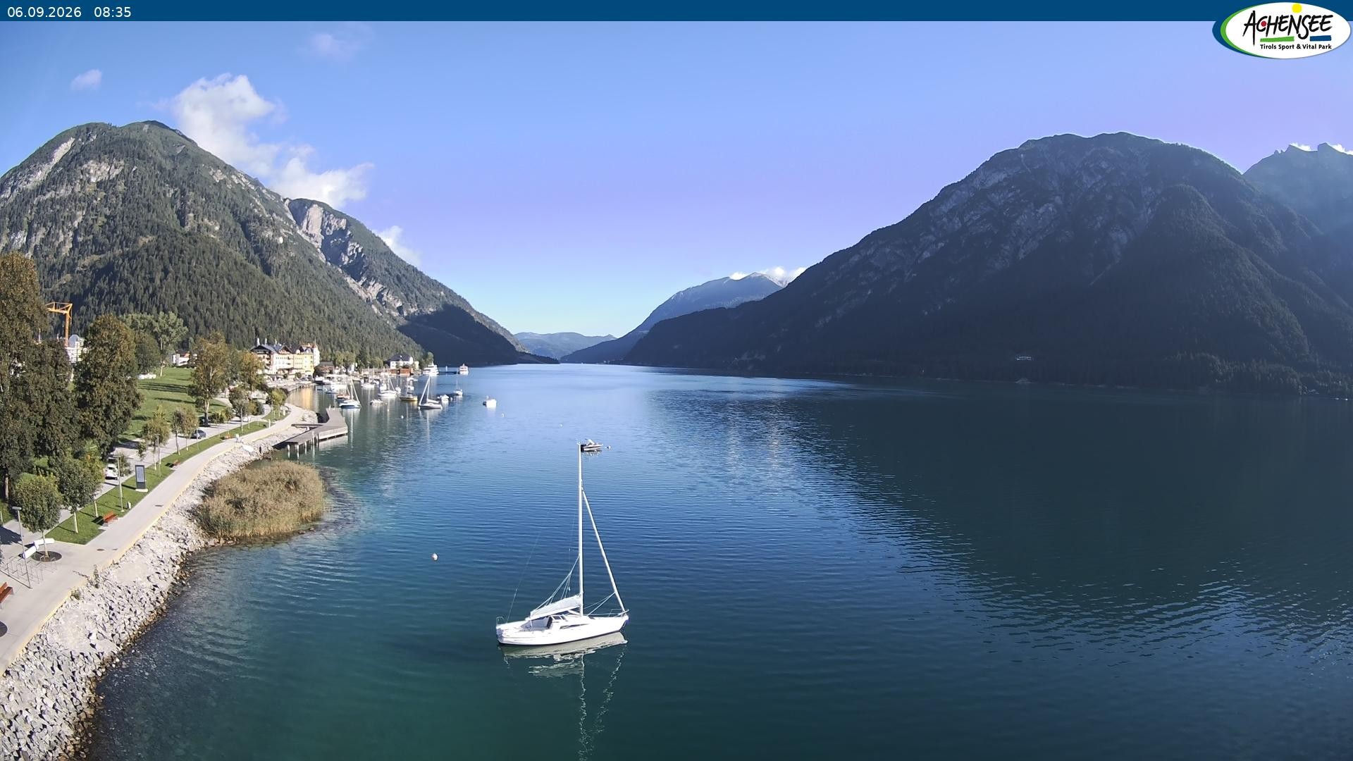 Archiv Foto Webcam Pertisau am Achensee, Hochsteg