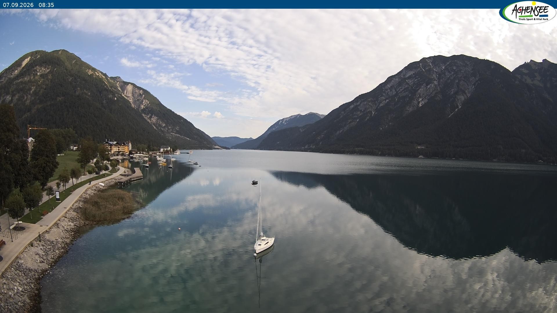 Archiv Foto Webcam Pertisau am Achensee, Hochsteg