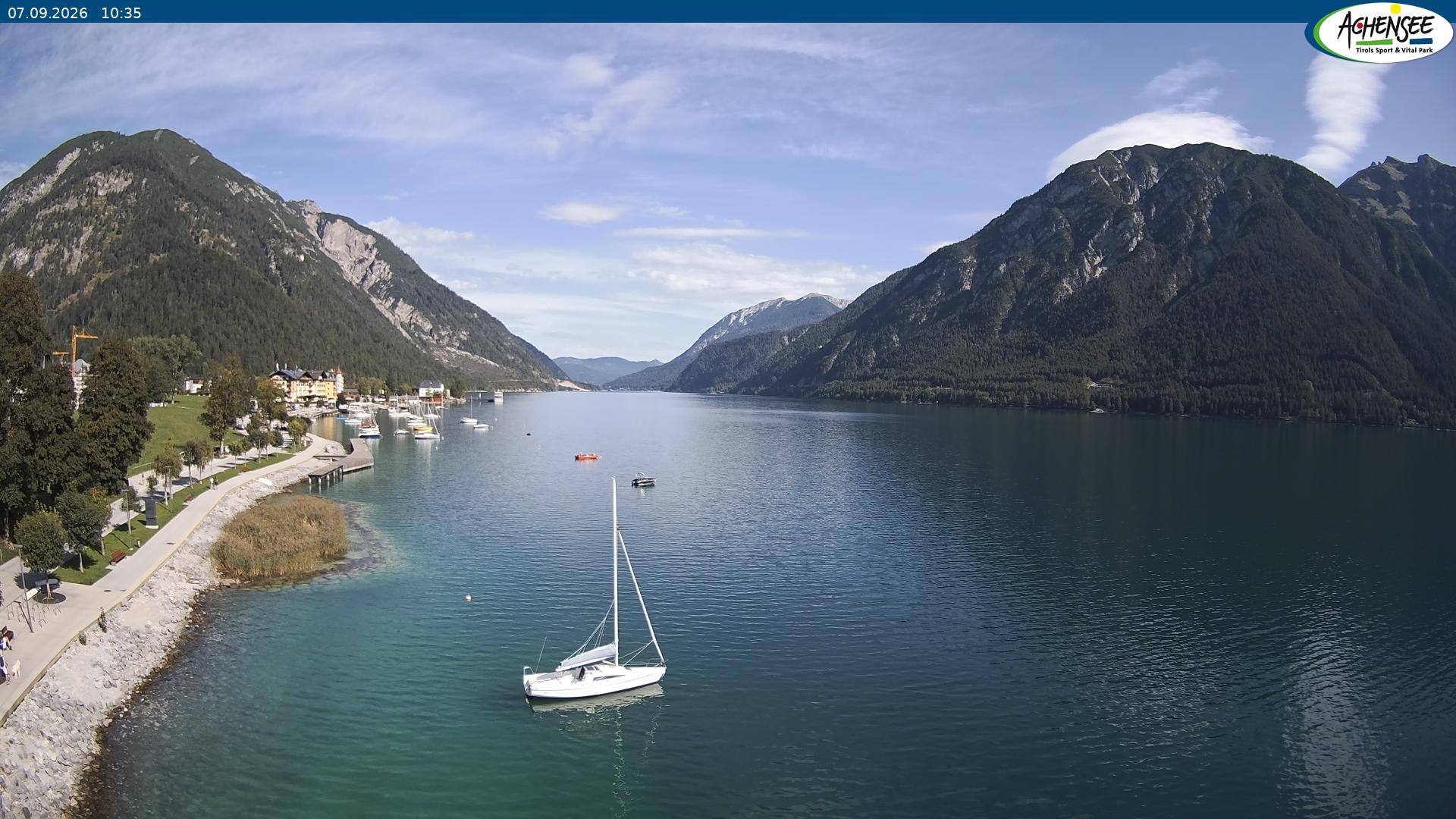 Archiv Foto Webcam Pertisau am Achensee, Hochsteg