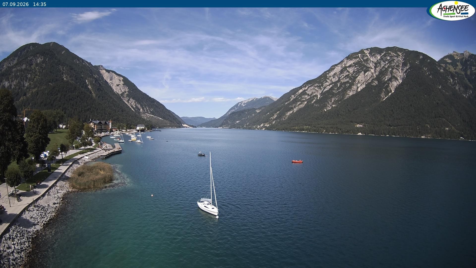Archiv Foto Webcam Pertisau am Achensee, Hochsteg