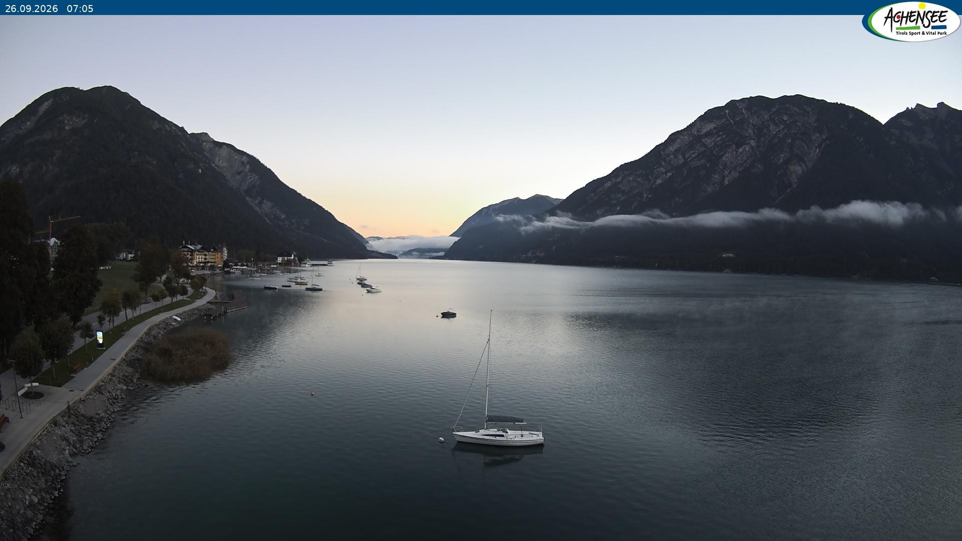 Archiv Foto Webcam Pertisau am Achensee, Hochsteg