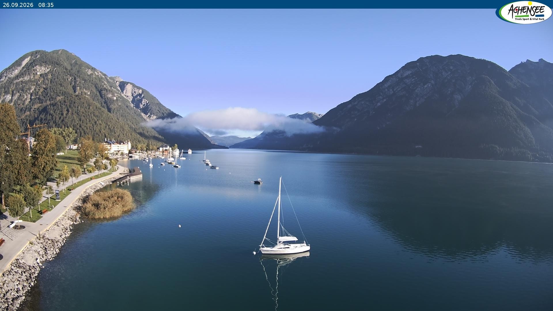 Archiv Foto Webcam Pertisau am Achensee, Hochsteg