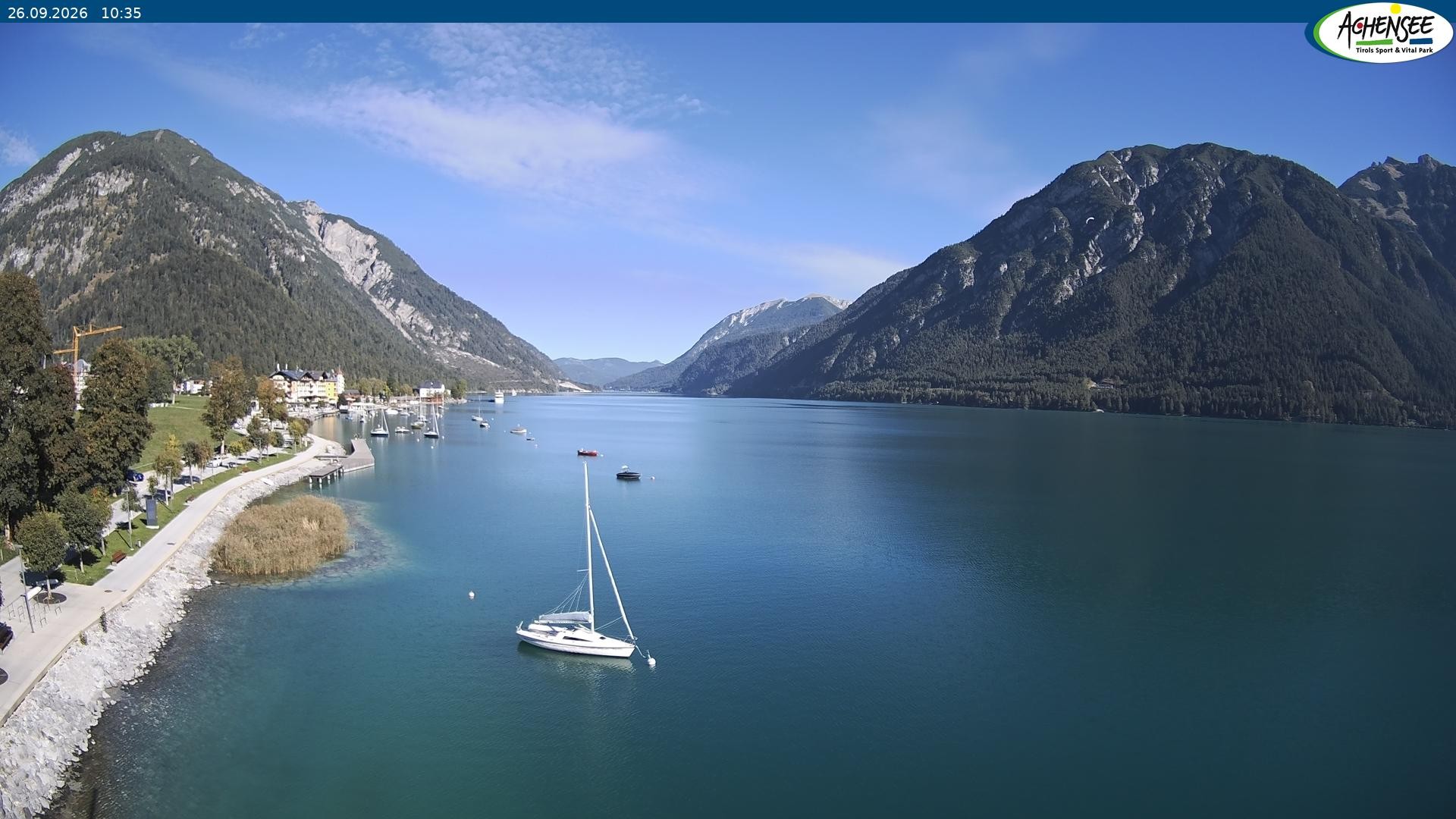 Archiv Foto Webcam Pertisau am Achensee, Hochsteg
