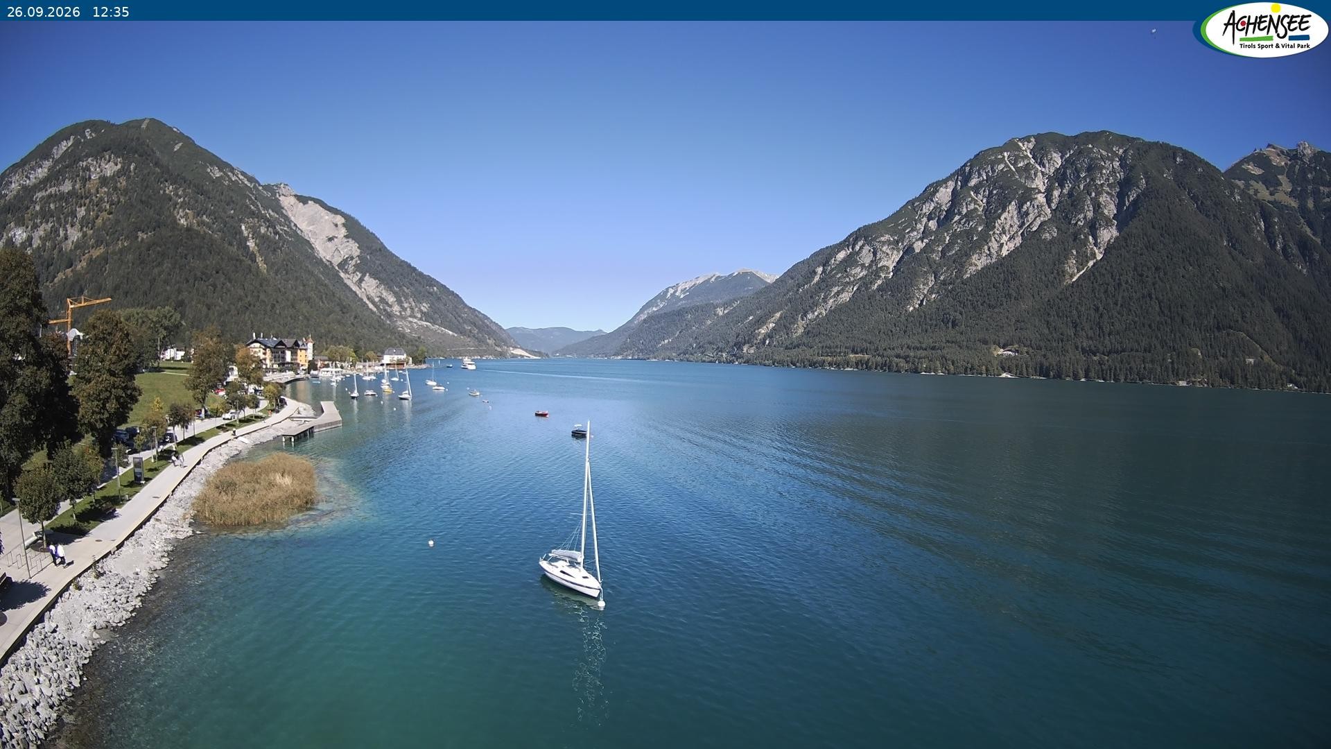 Archiv Foto Webcam Pertisau am Achensee, Hochsteg