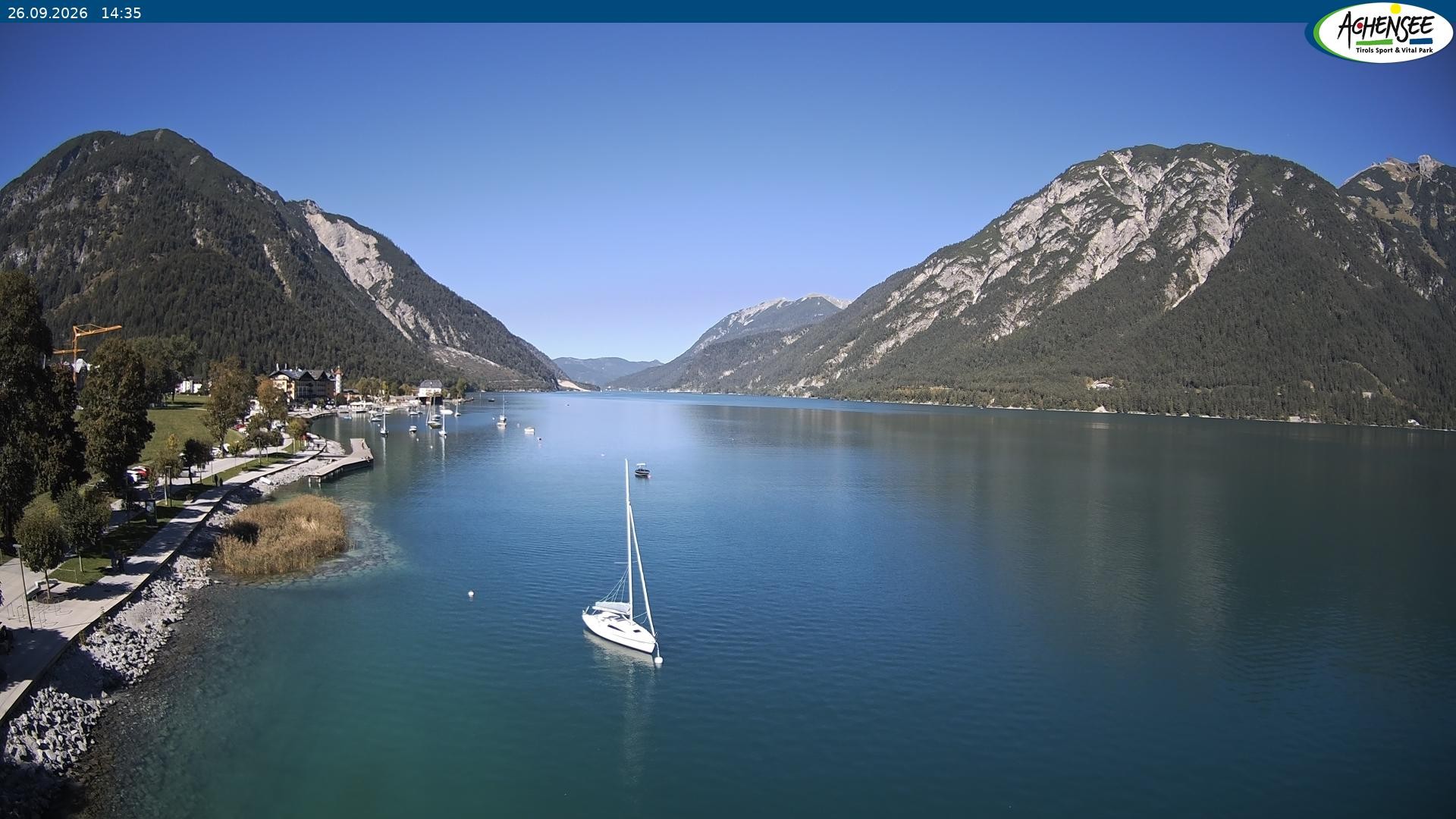 Archiv Foto Webcam Pertisau am Achensee, Hochsteg