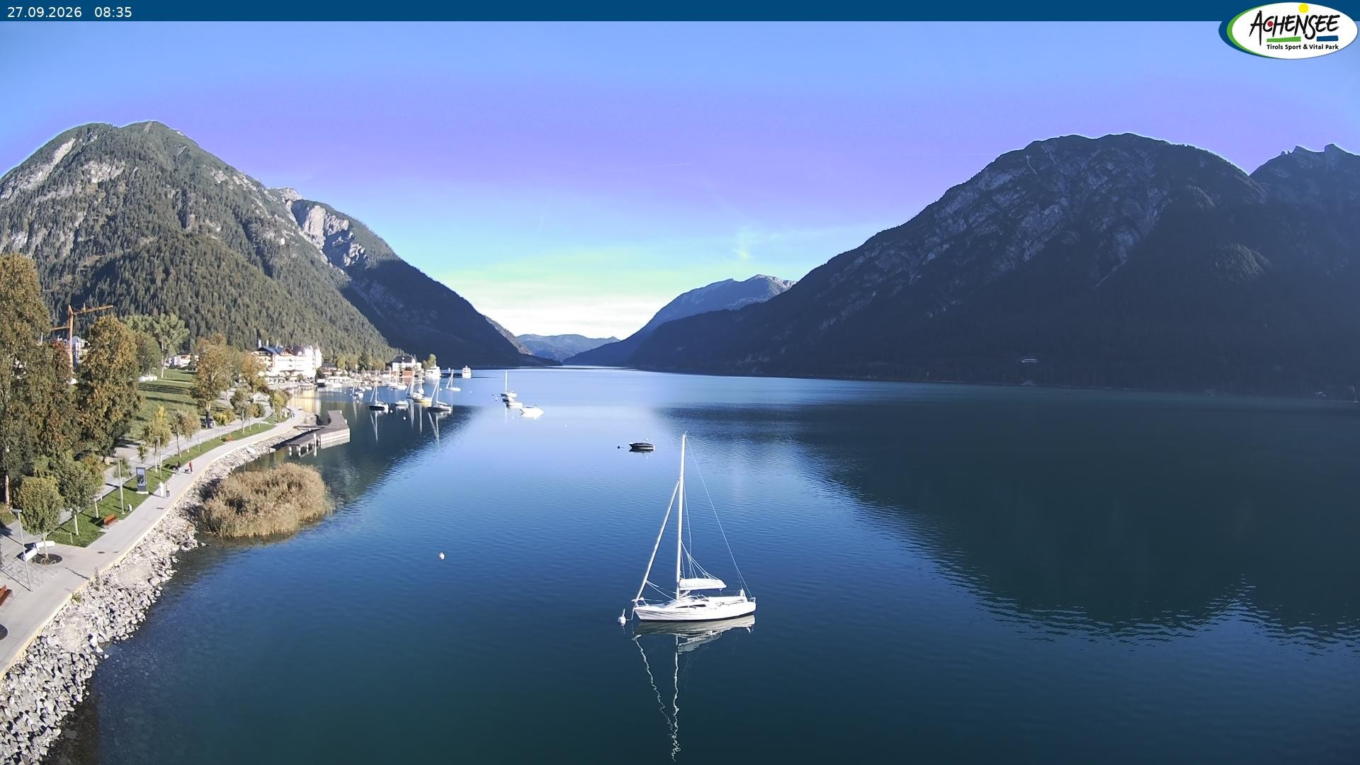 Archiv Foto Webcam Pertisau am Achensee, Hochsteg