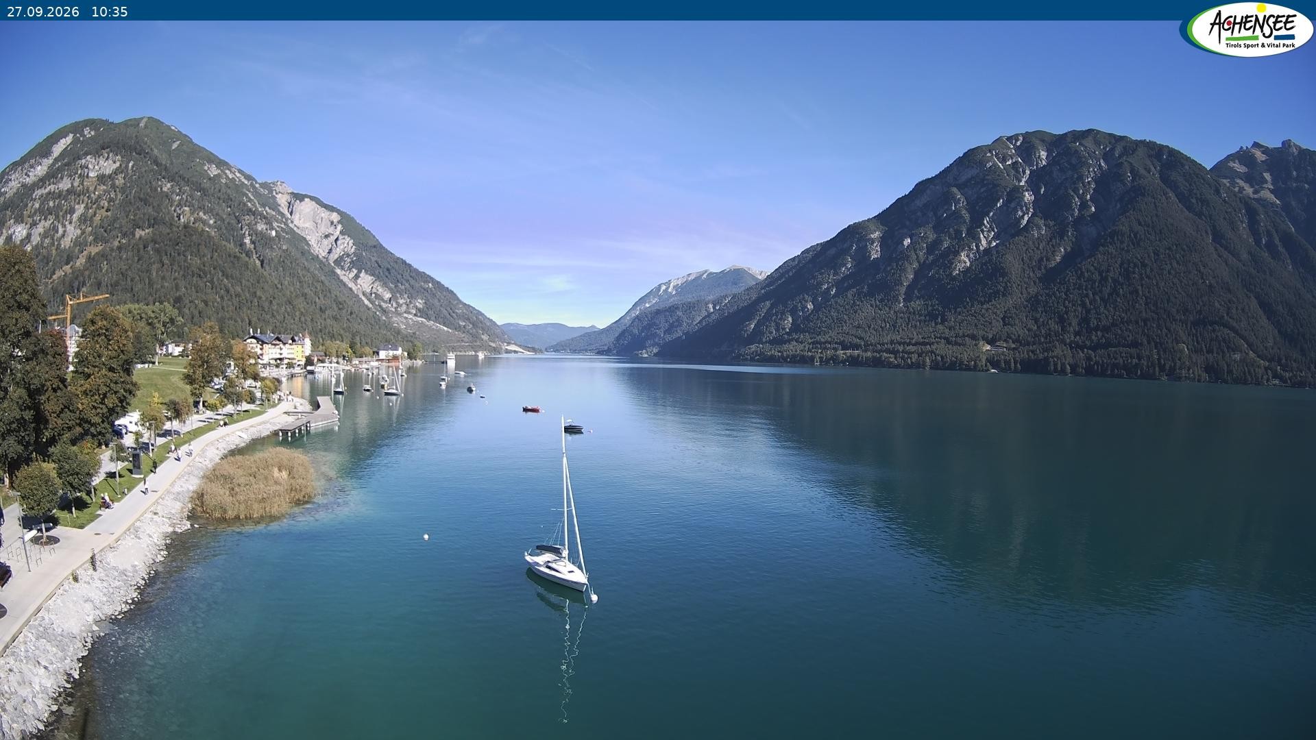 Archiv Foto Webcam Pertisau am Achensee, Hochsteg