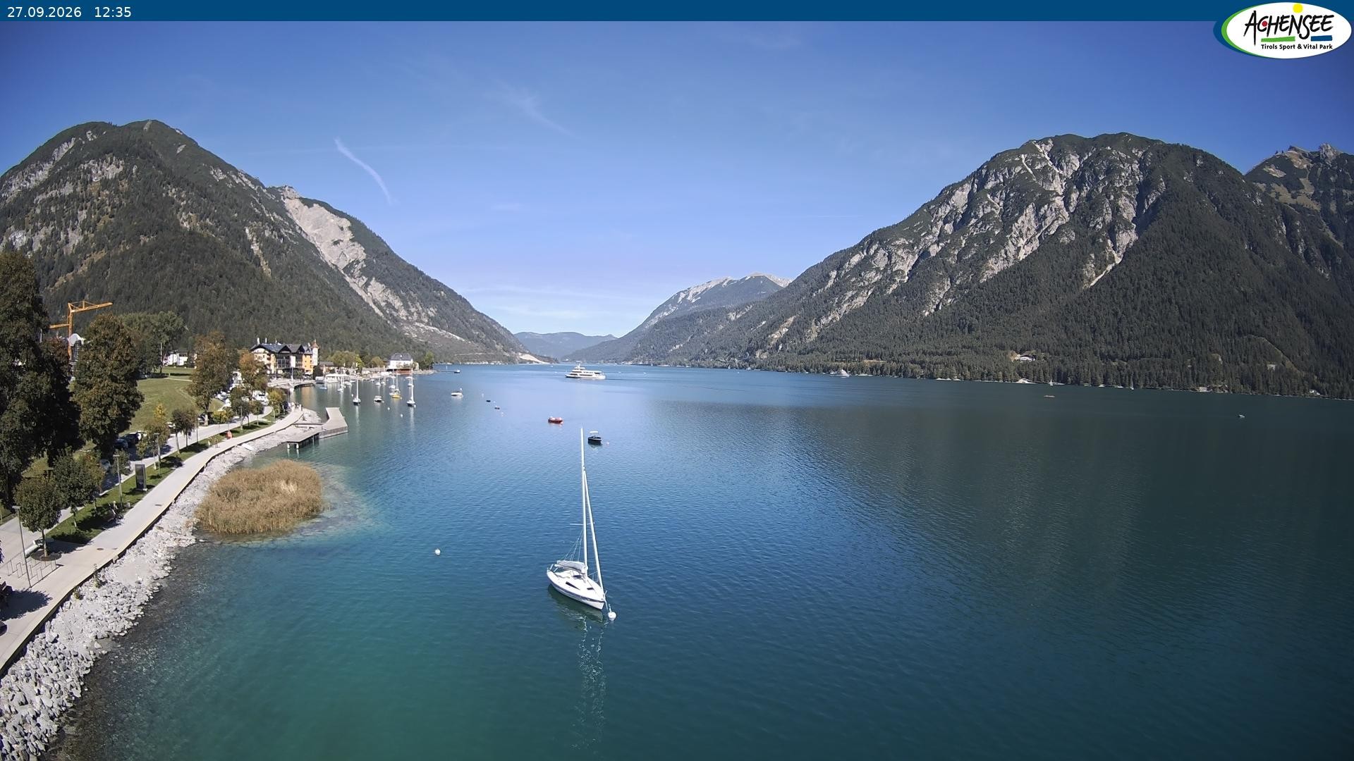 Archiv Foto Webcam Pertisau am Achensee, Hochsteg