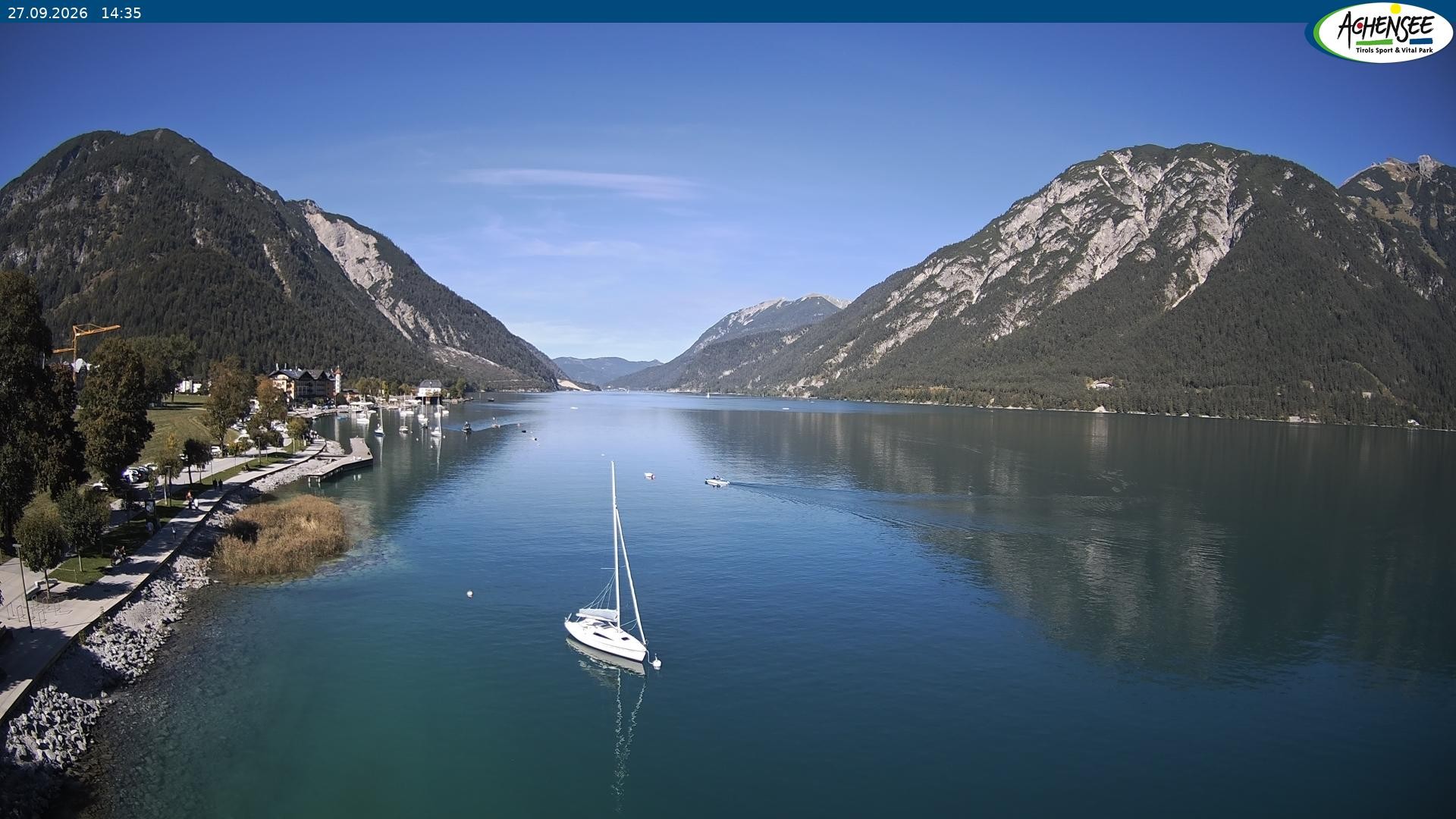 Archiv Foto Webcam Pertisau am Achensee, Hochsteg