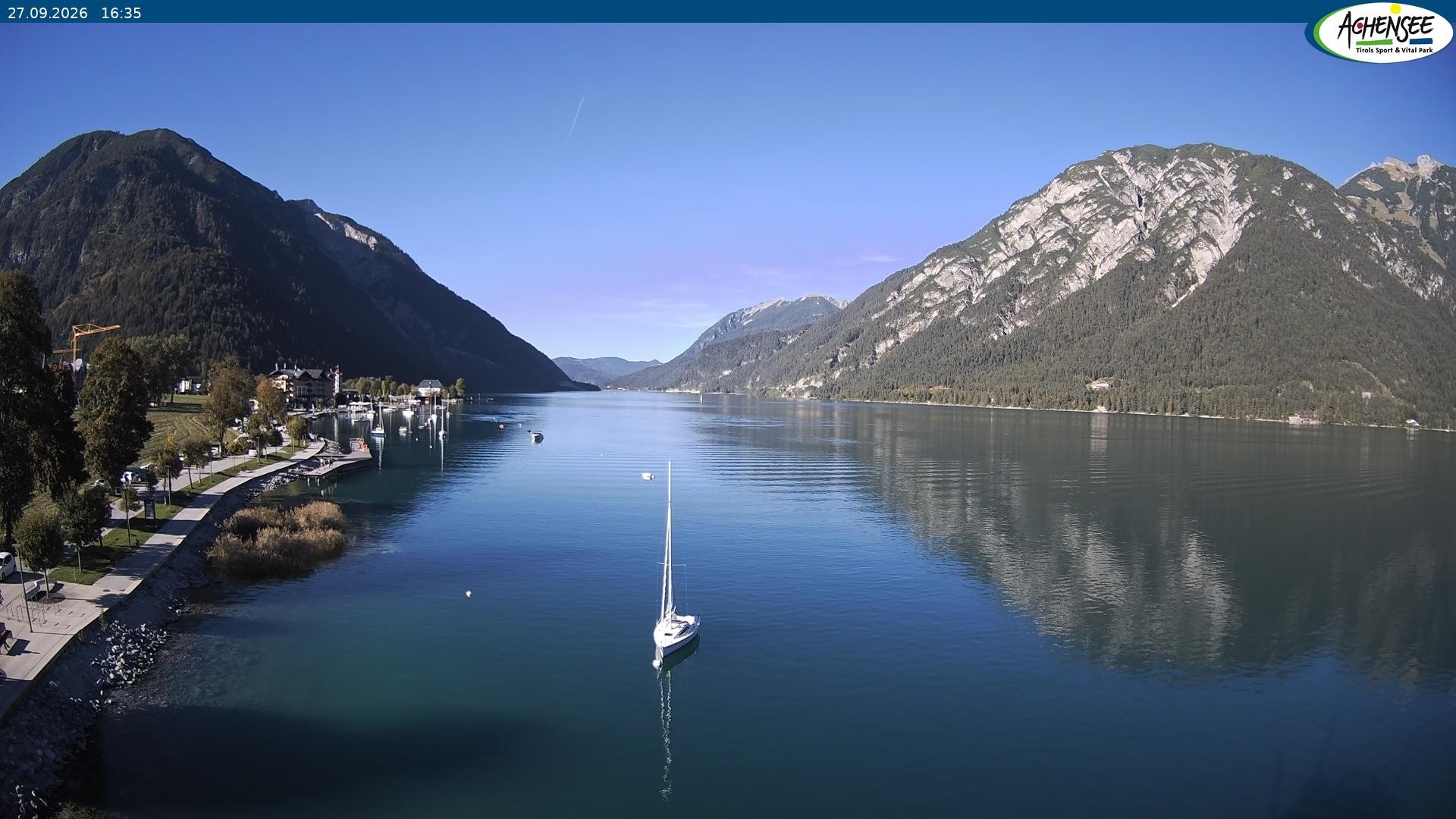 Archiv Foto Webcam Pertisau am Achensee, Hochsteg
