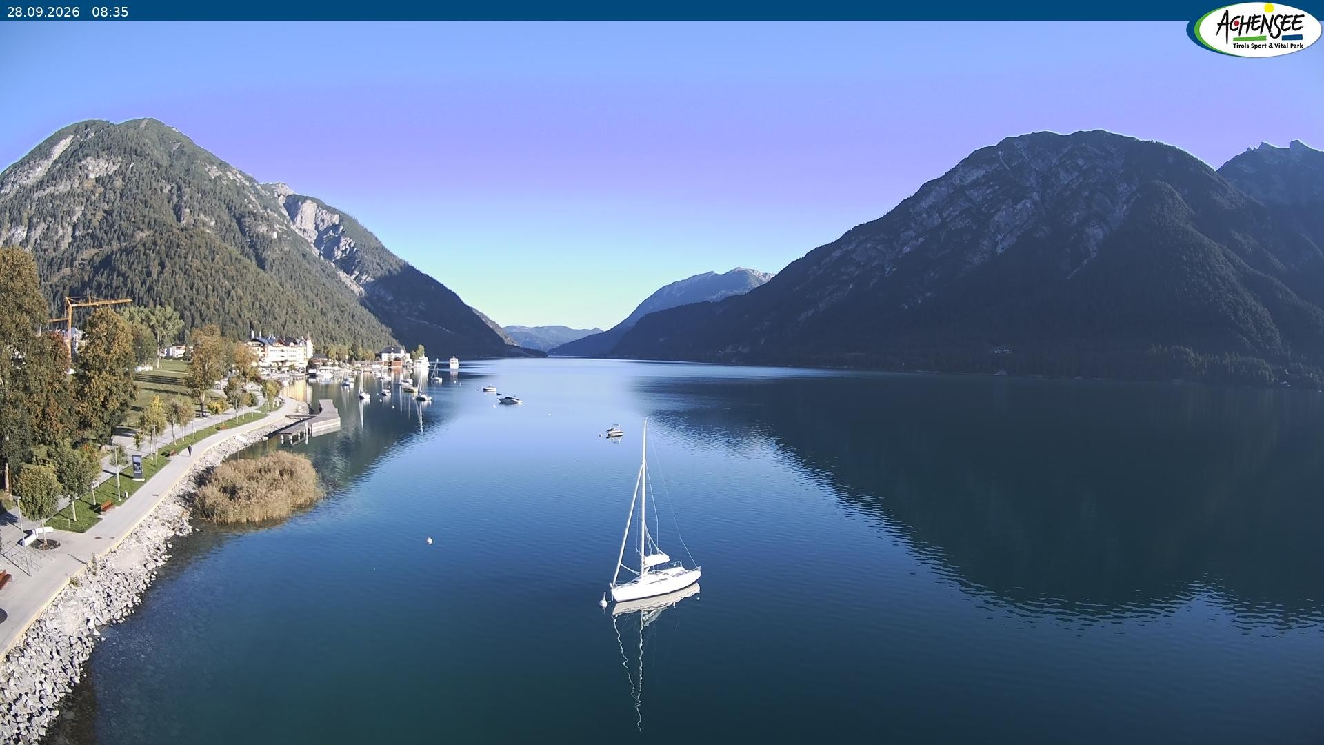 Archiv Foto Webcam Pertisau am Achensee, Hochsteg