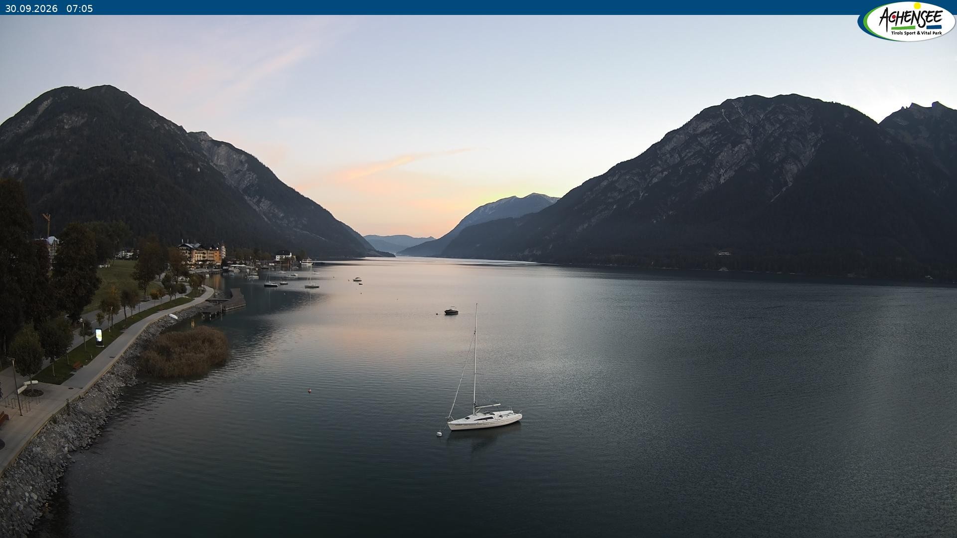 Archiv Foto Webcam Pertisau am Achensee, Hochsteg