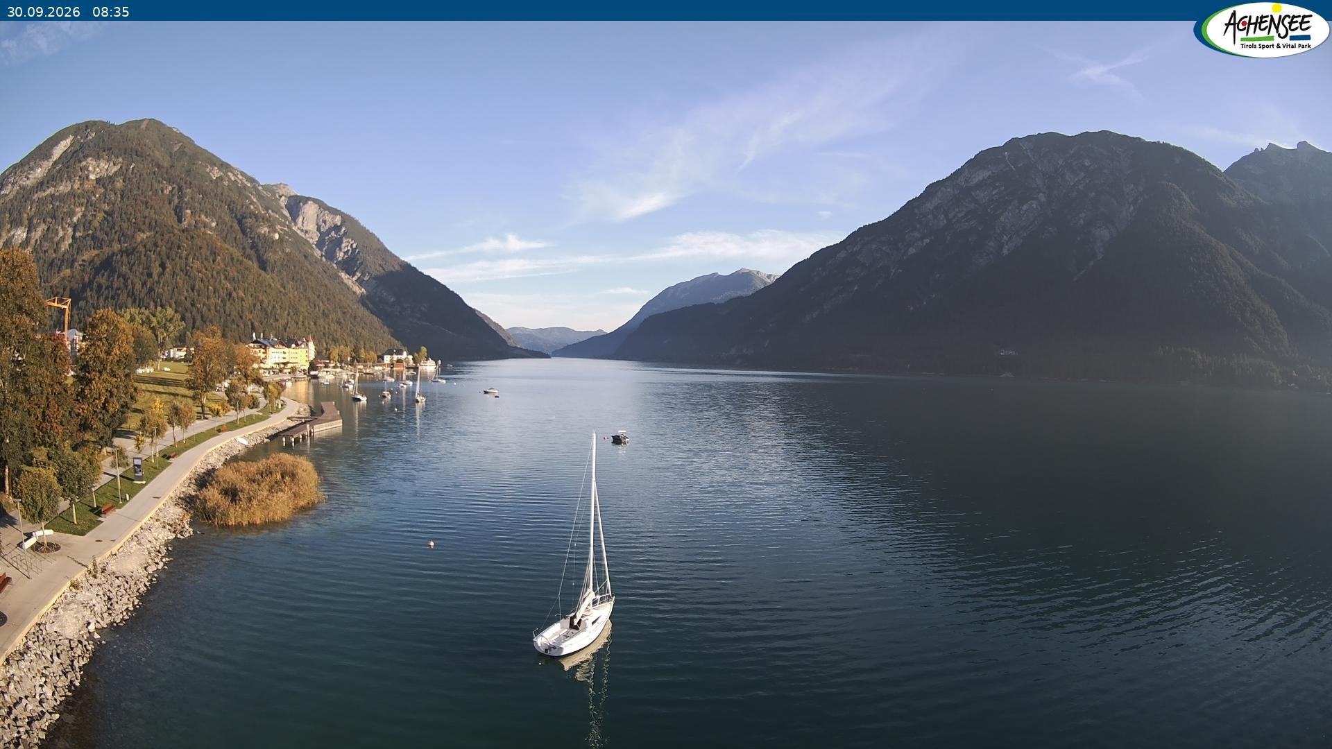 Archiv Foto Webcam Pertisau am Achensee, Hochsteg