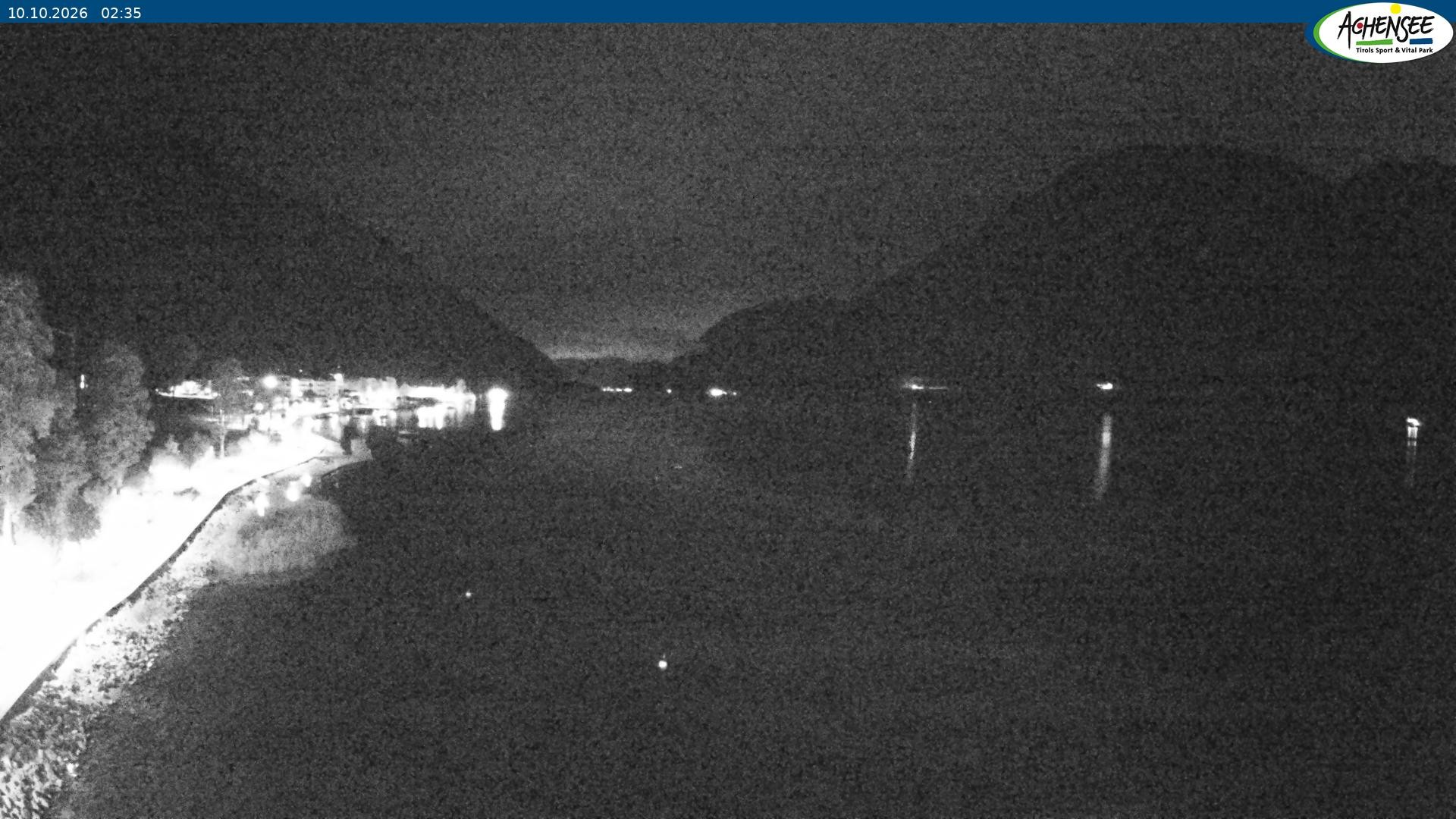 Archived image Webcam Pertisau at Achensee, footbridge