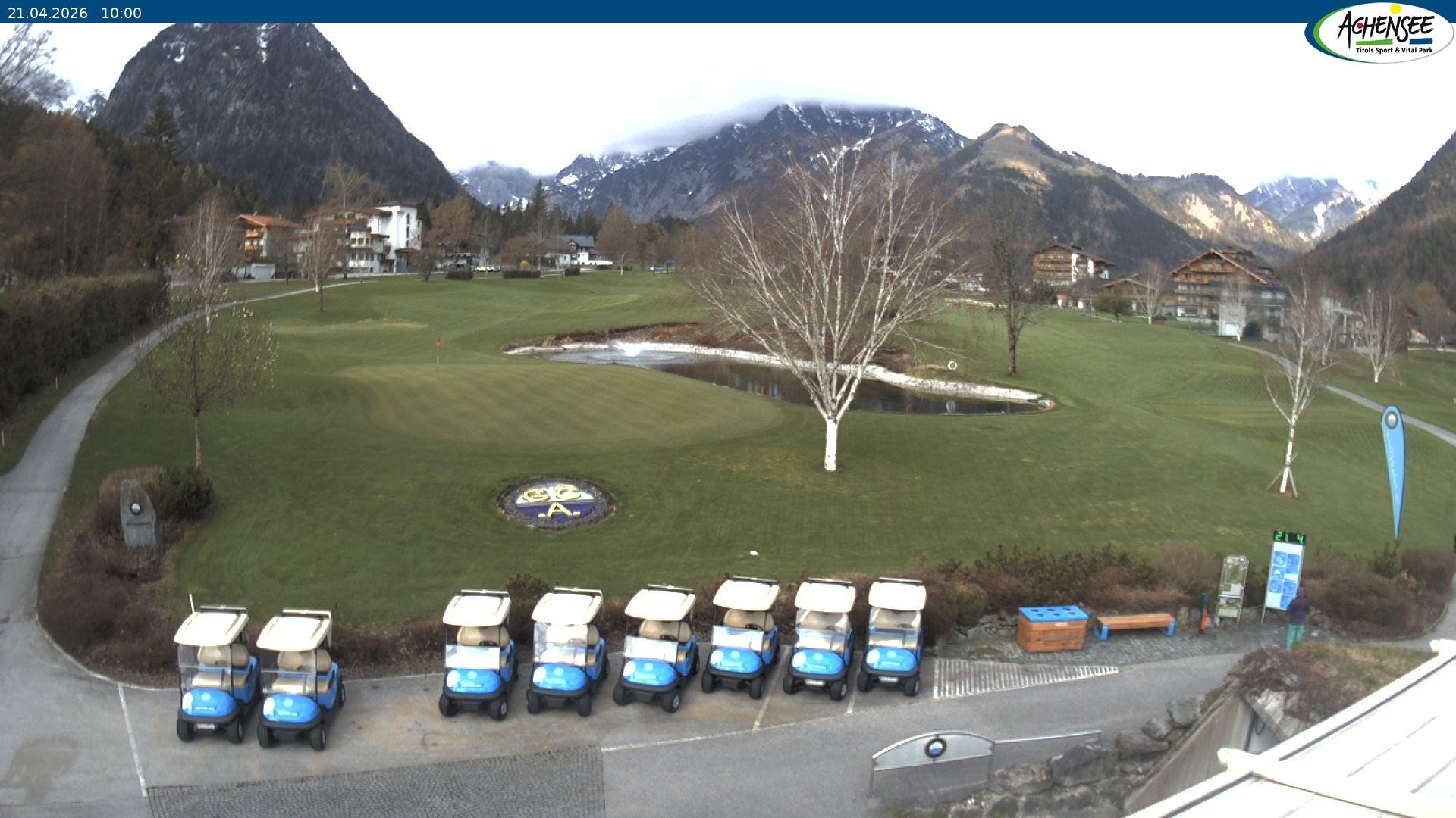 Archiv Foto Webcam Pertisau am Achensee - Golfclub