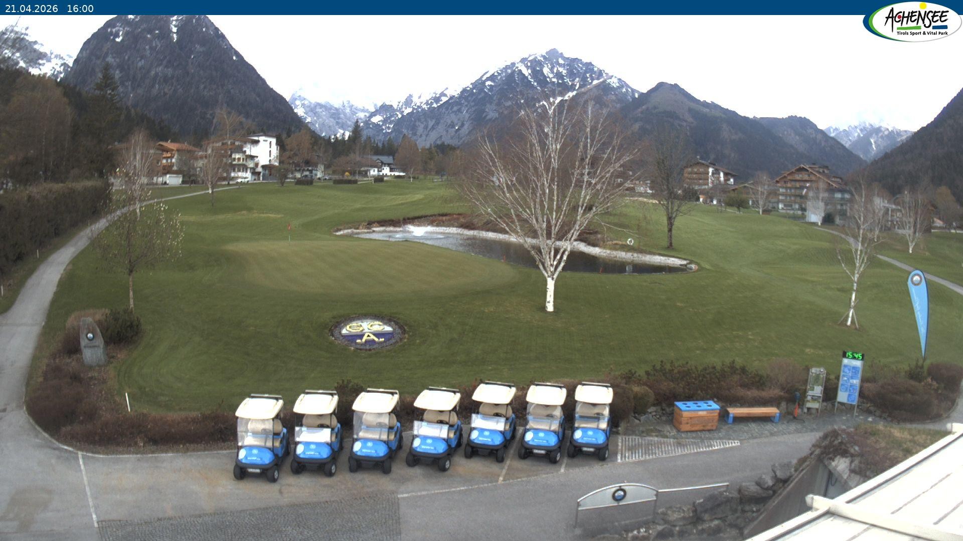 Archiv Foto Webcam Pertisau am Achensee - Golfclub