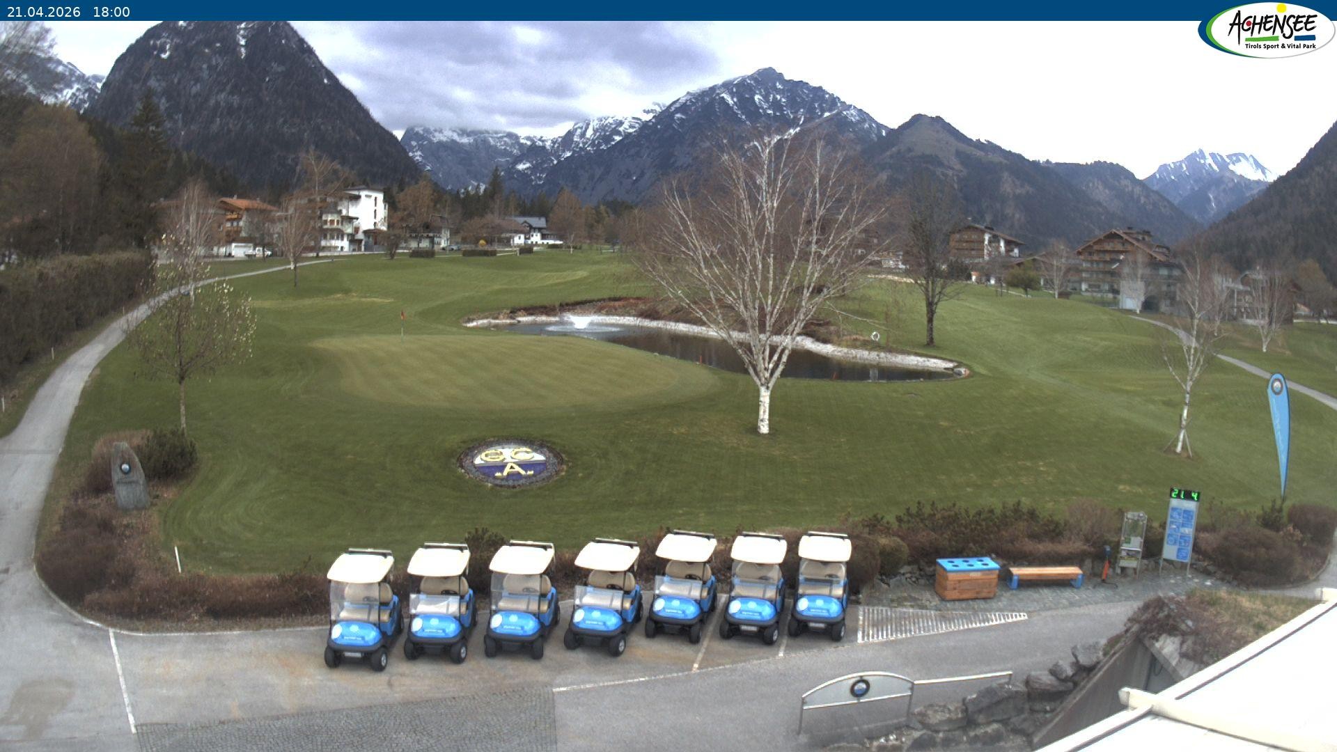 Archiv Foto Webcam Pertisau am Achensee - Golfclub