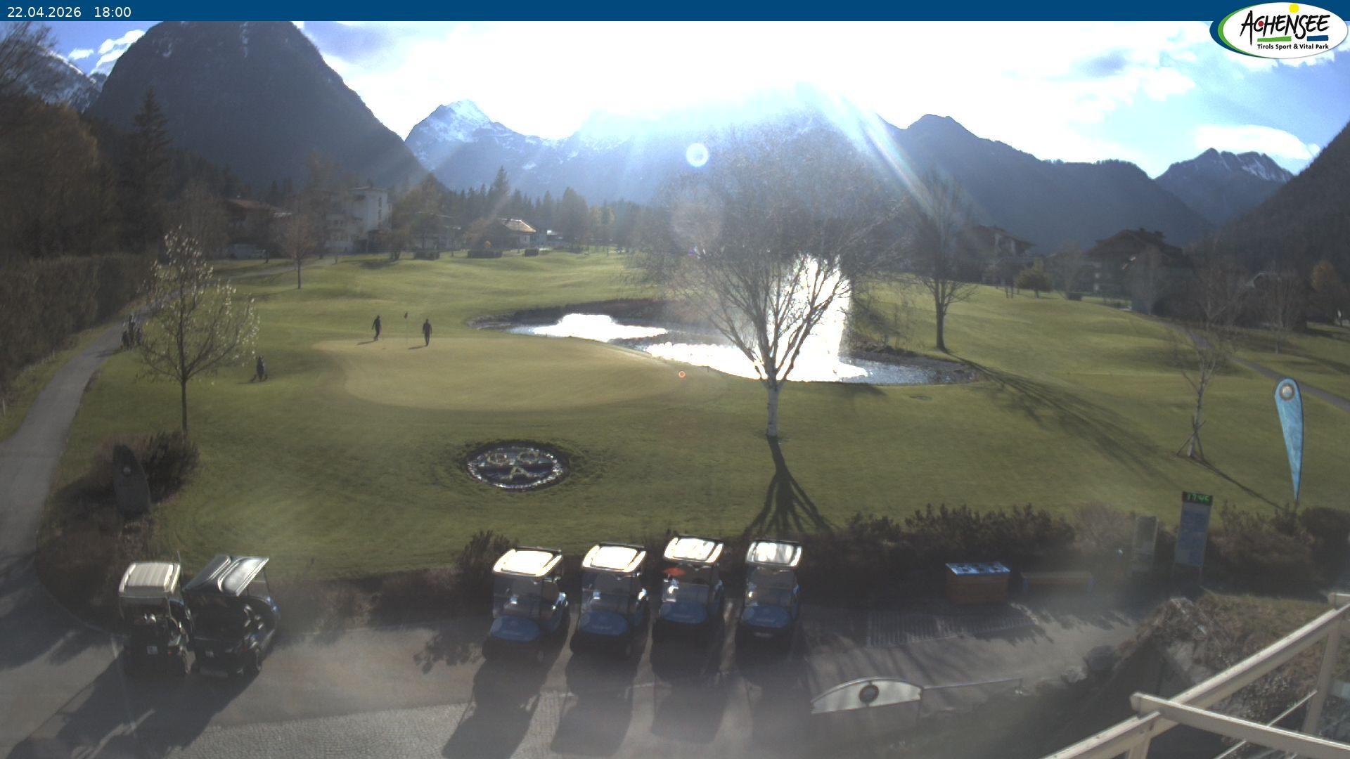 Archiv Foto Webcam Pertisau am Achensee - Golfclub