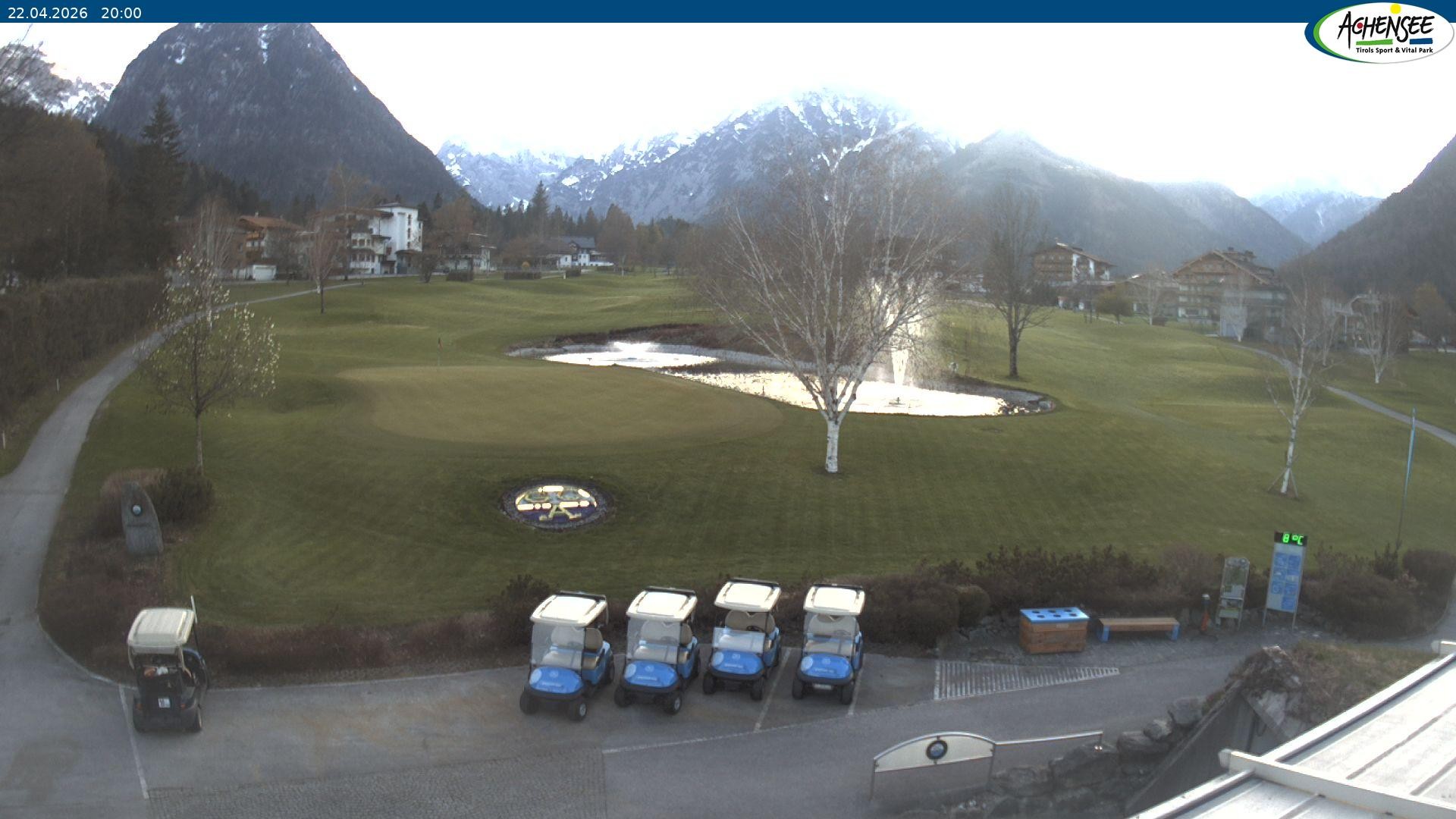 Archiv Foto Webcam Pertisau am Achensee - Golfclub