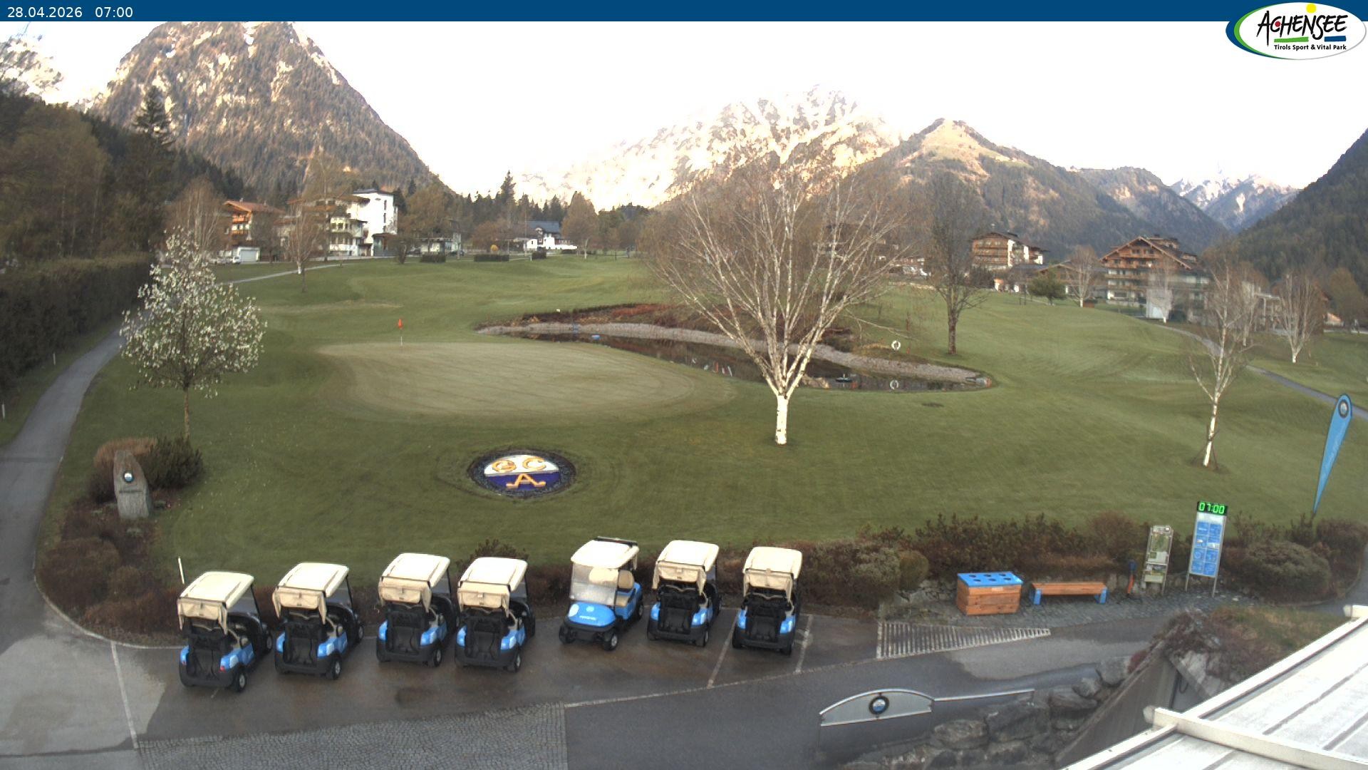 Archiv Foto Webcam Pertisau am Achensee - Golfclub