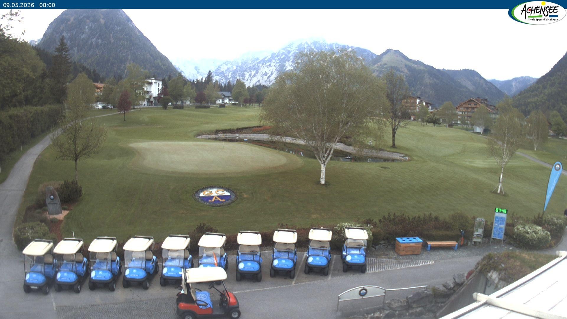 Archiv Foto Webcam Pertisau am Achensee - Golfclub