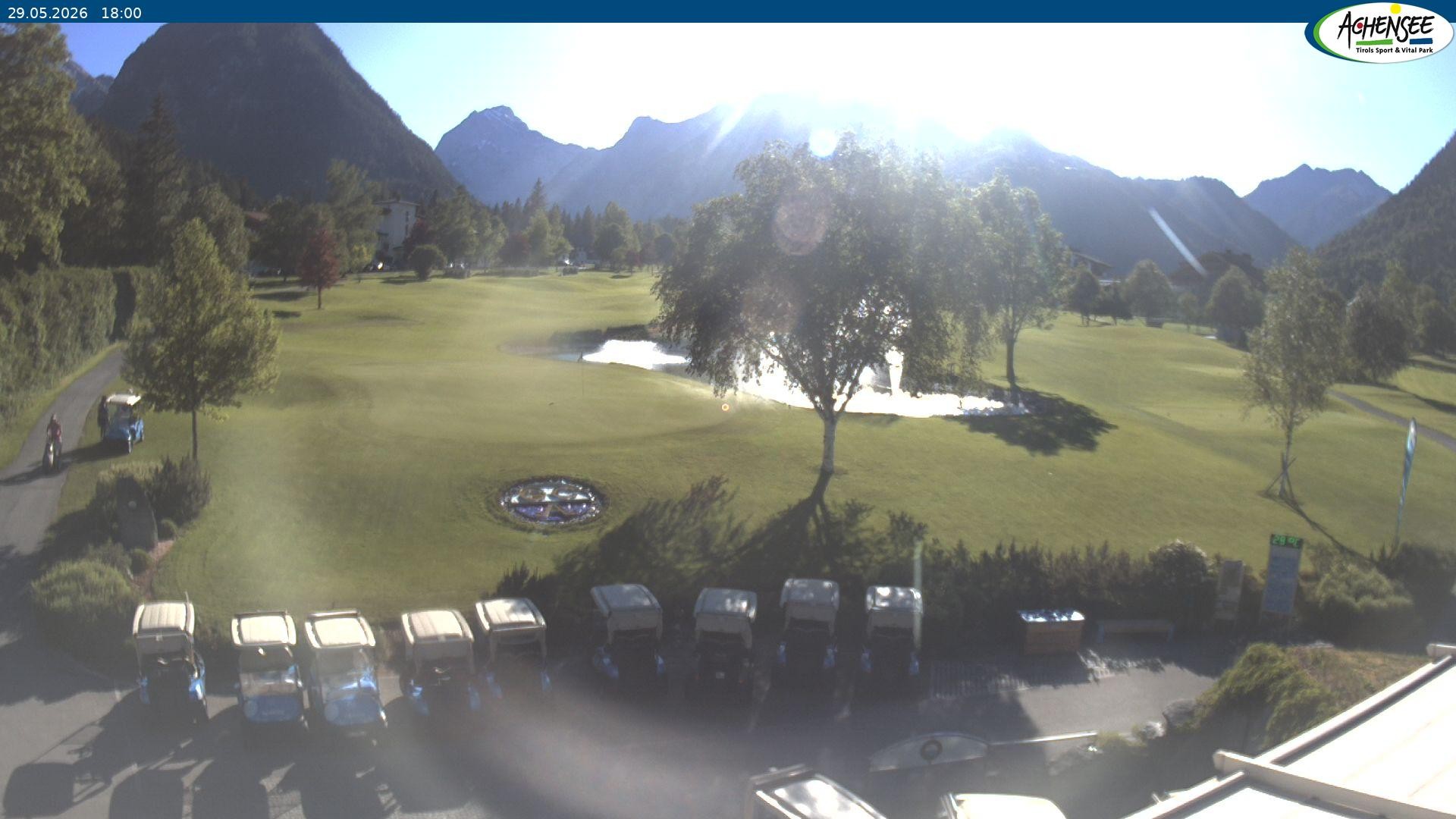 Archiv Foto Webcam Pertisau am Achensee - Golfclub