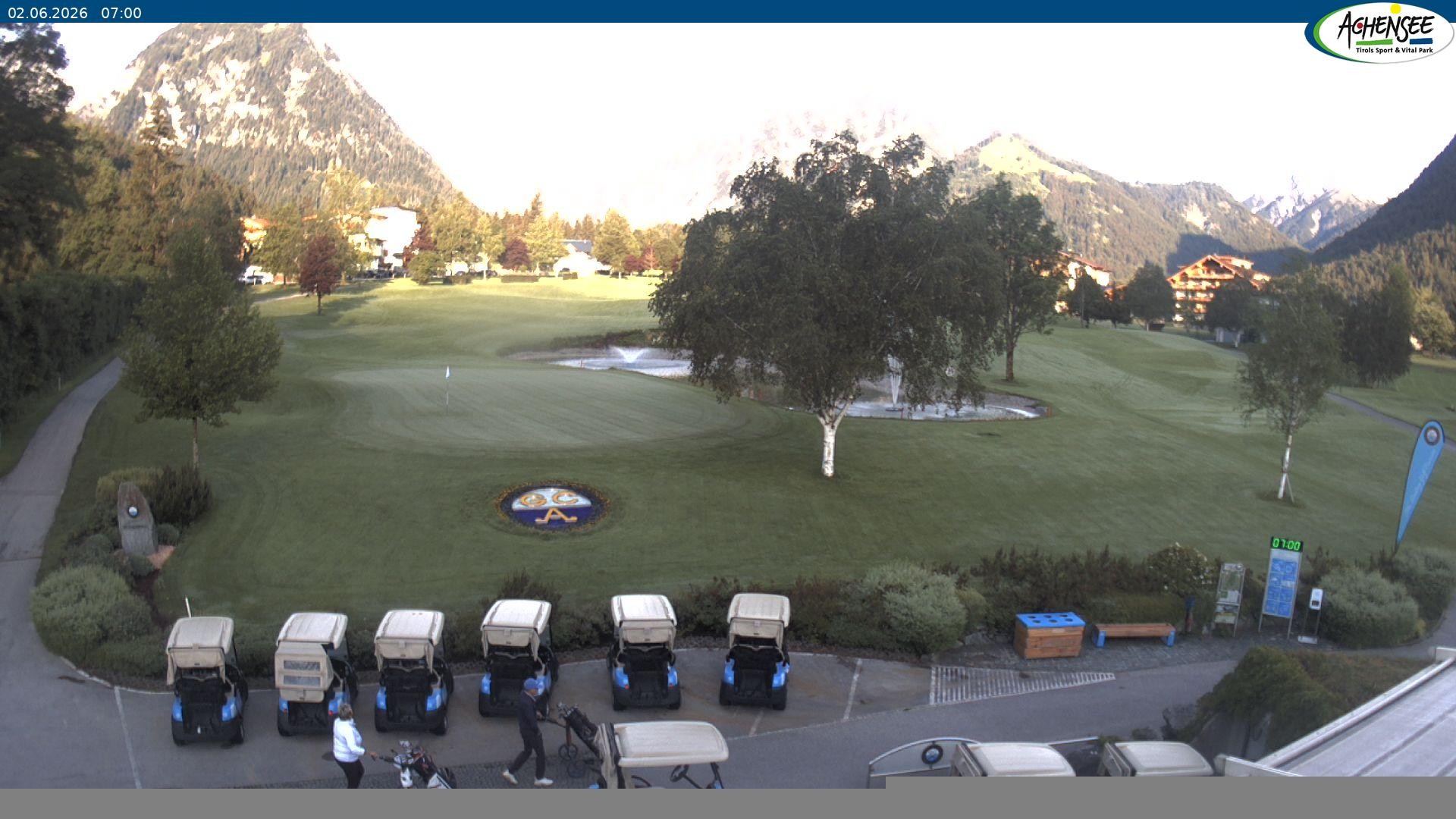 Archiv Foto Webcam Pertisau am Achensee - Golfclub