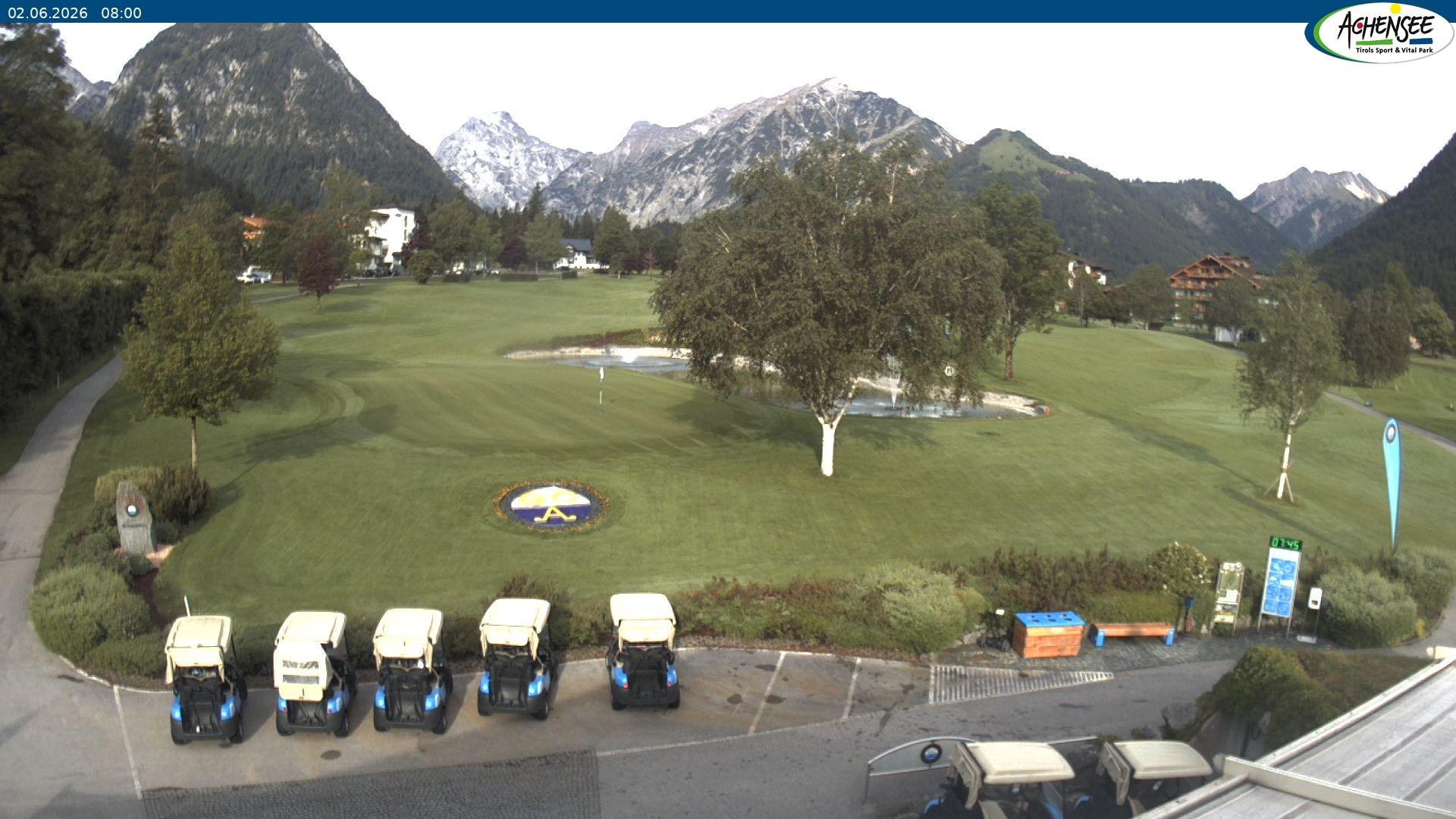 Archiv Foto Webcam Pertisau am Achensee - Golfclub