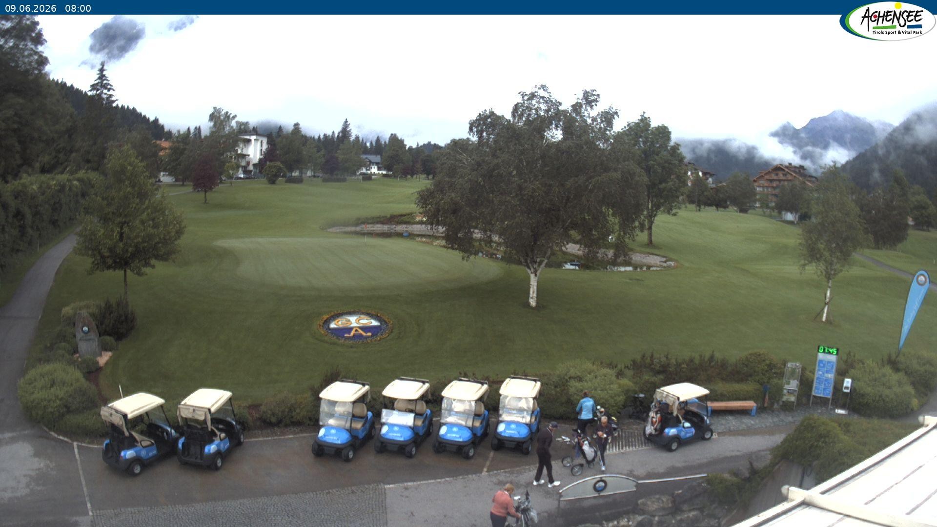 Archiv Foto Webcam Pertisau am Achensee - Golfclub