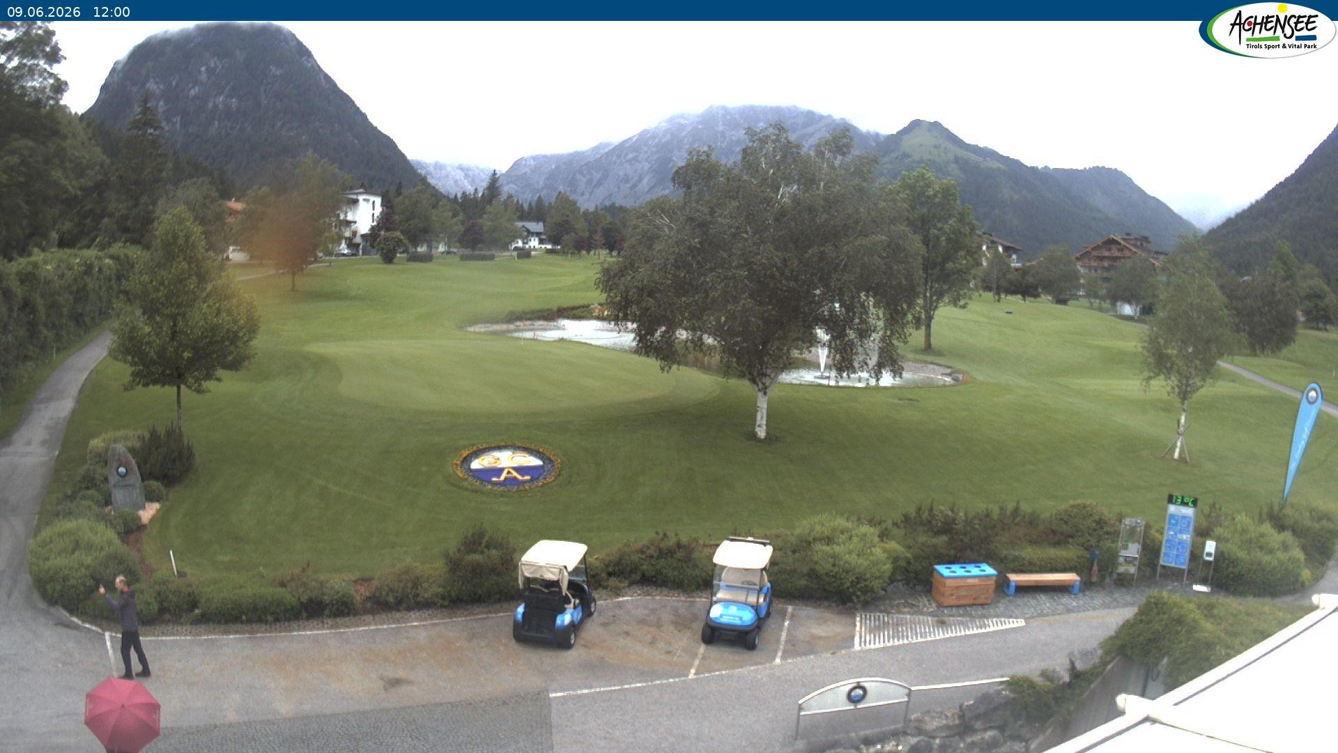 Archiv Foto Webcam Pertisau am Achensee - Golfclub