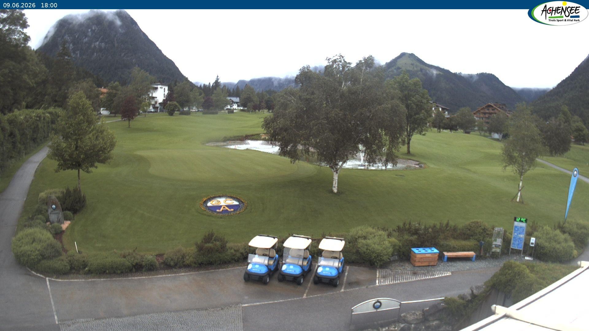 Archiv Foto Webcam Pertisau am Achensee - Golfclub